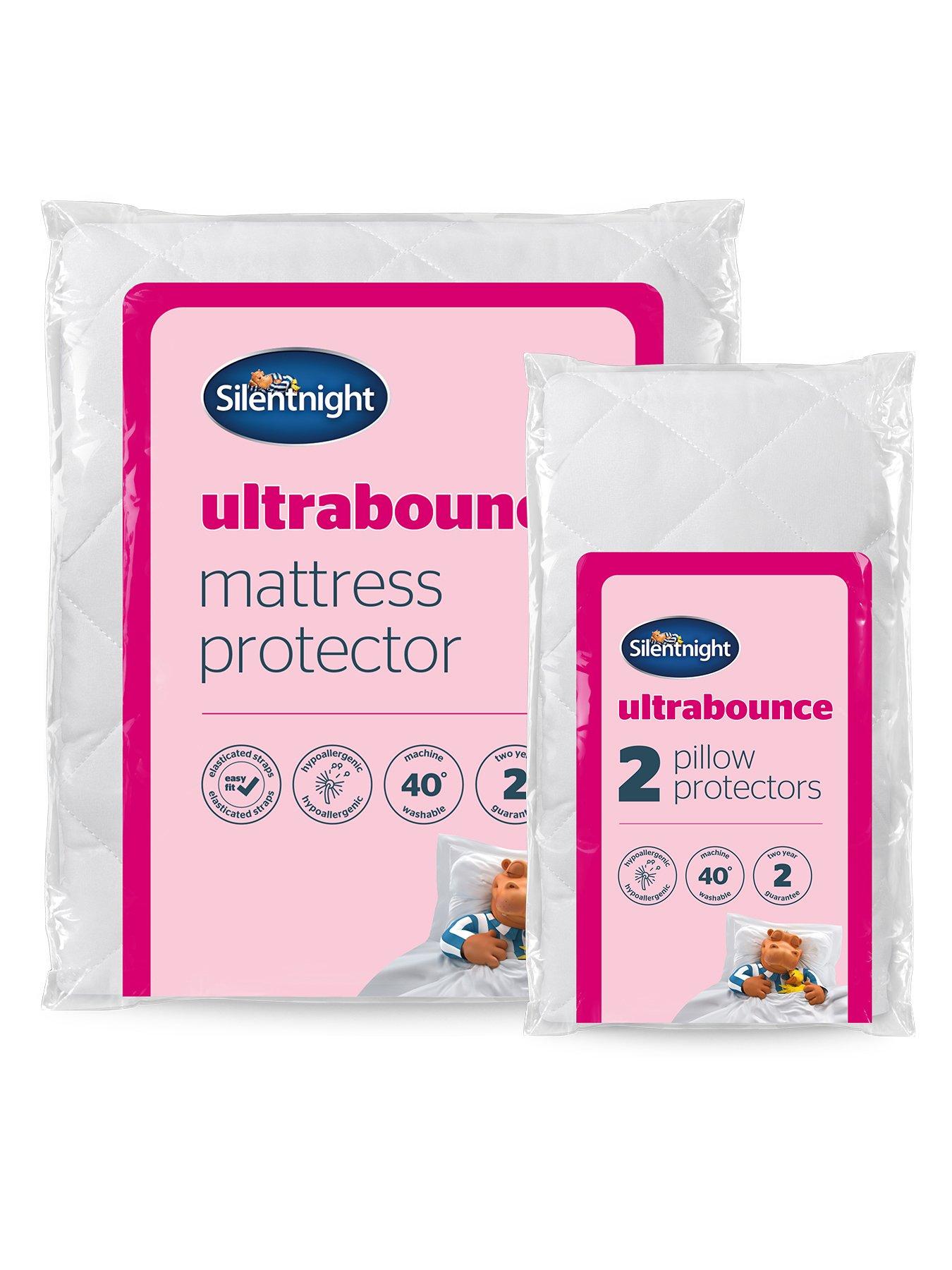 Image 1 of 7 of Silentnight Ultrabounce Mattress and Pillow Protector Bundle