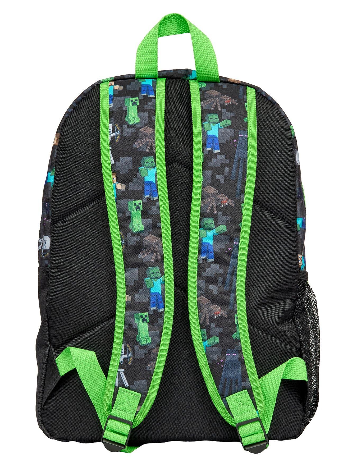Image 4 of 4 of Minecraft Double Pocket Backpack - Multi
