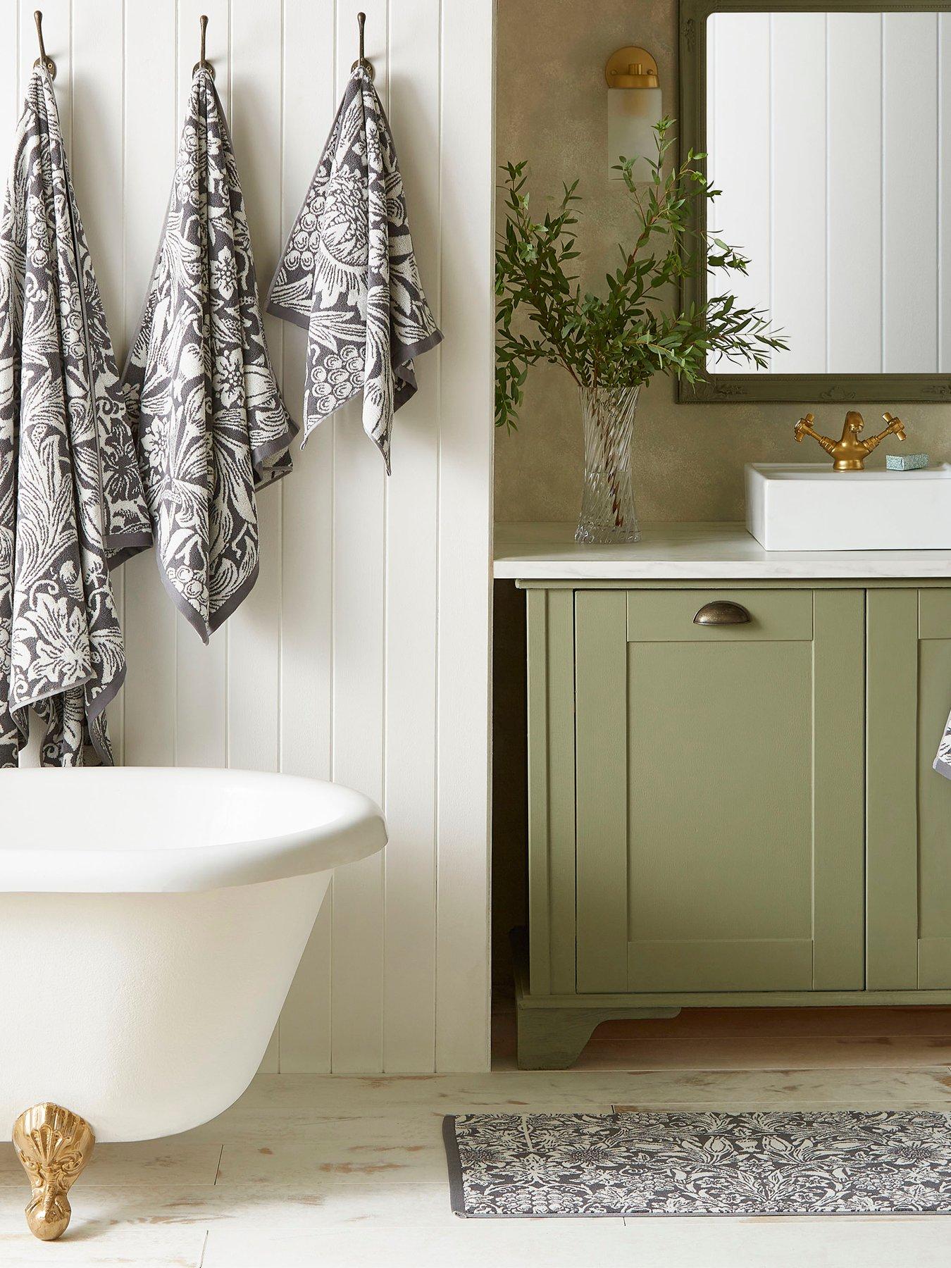 William Morris at Home Sunflower 100% Cotton 70x125cm Bath Towel