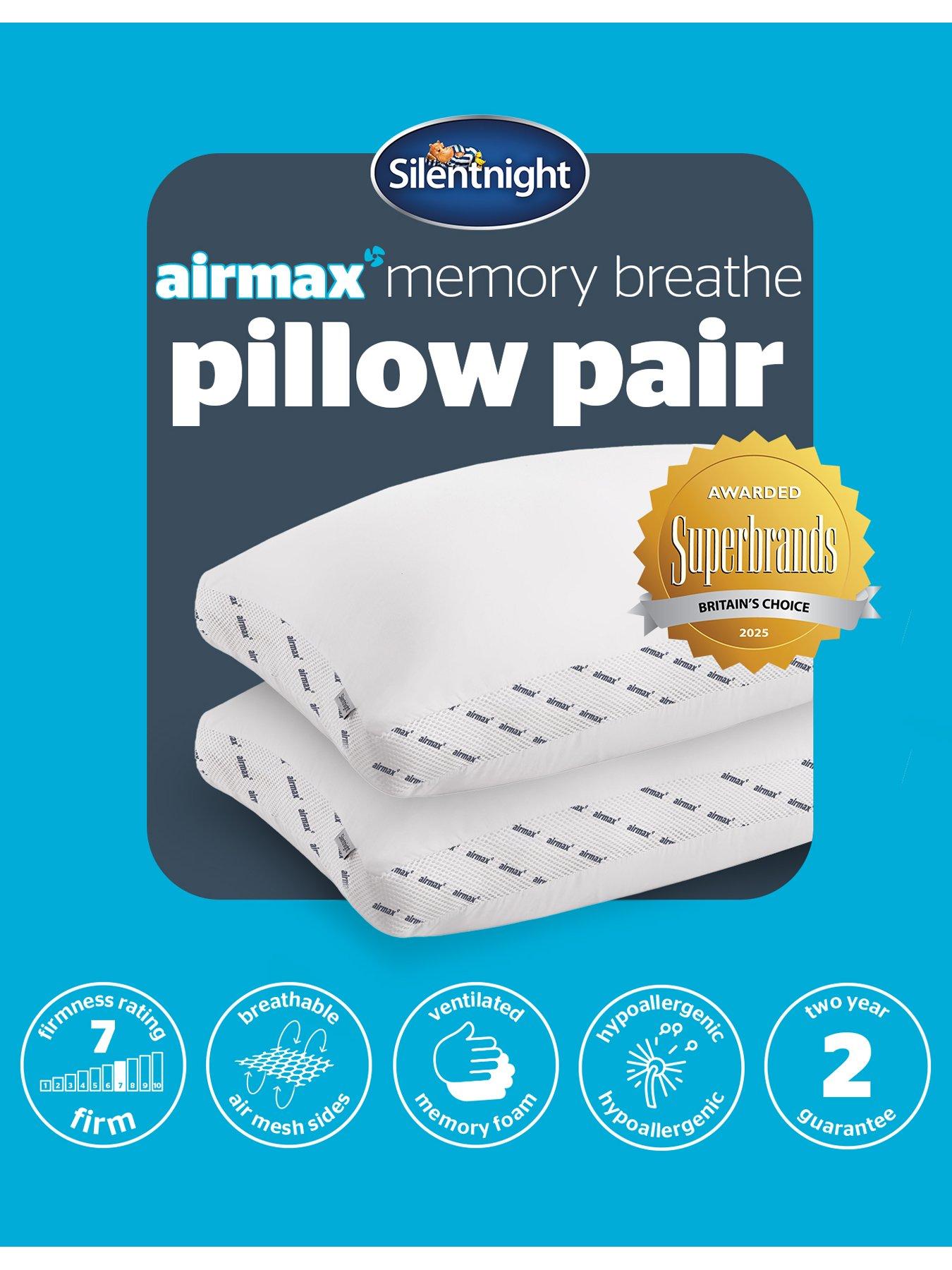 Image 7 of 7 of Silentnight Airmax Breathable Memory Foam Pillow - 2pack
