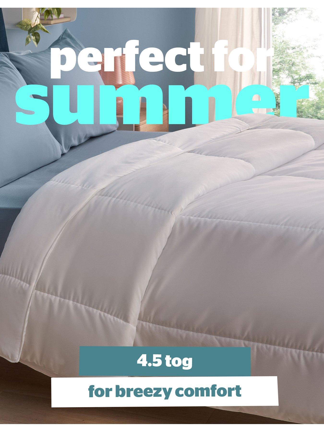 Image 3 of 7 of Silentnight Cooling Summer Breeze 4.5 Tog and Airmax Pillow Summer Bundle