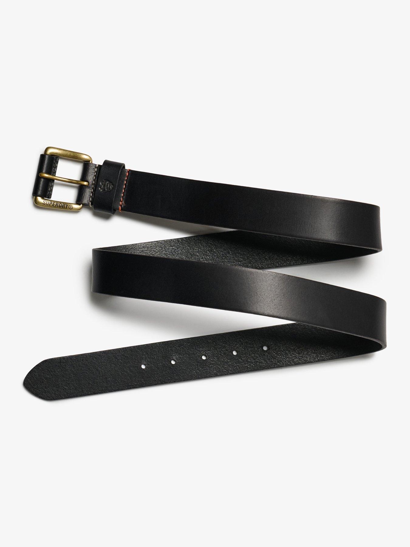 Image 2 of 4 of Superdry Classic Leather Belt - Black
