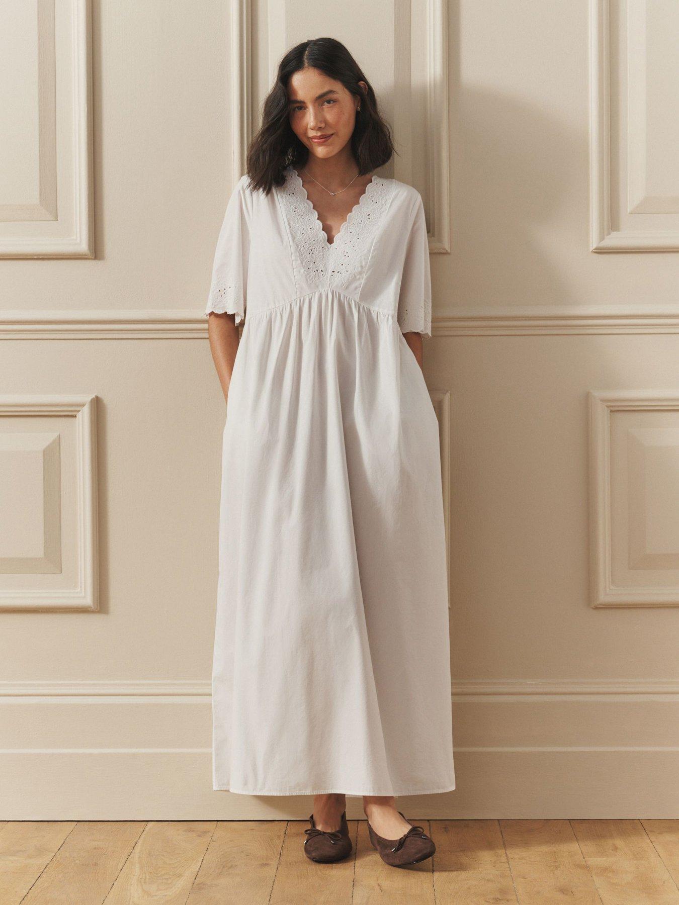 Laura Ashley P.e Dress Brod