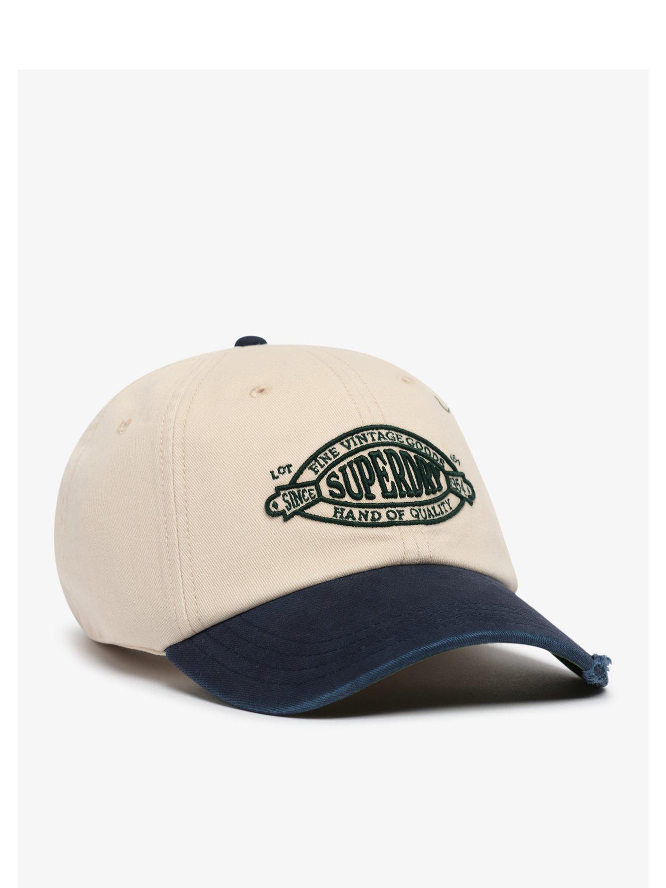 Superdry Contrast Peak Baseball Cap - Beige