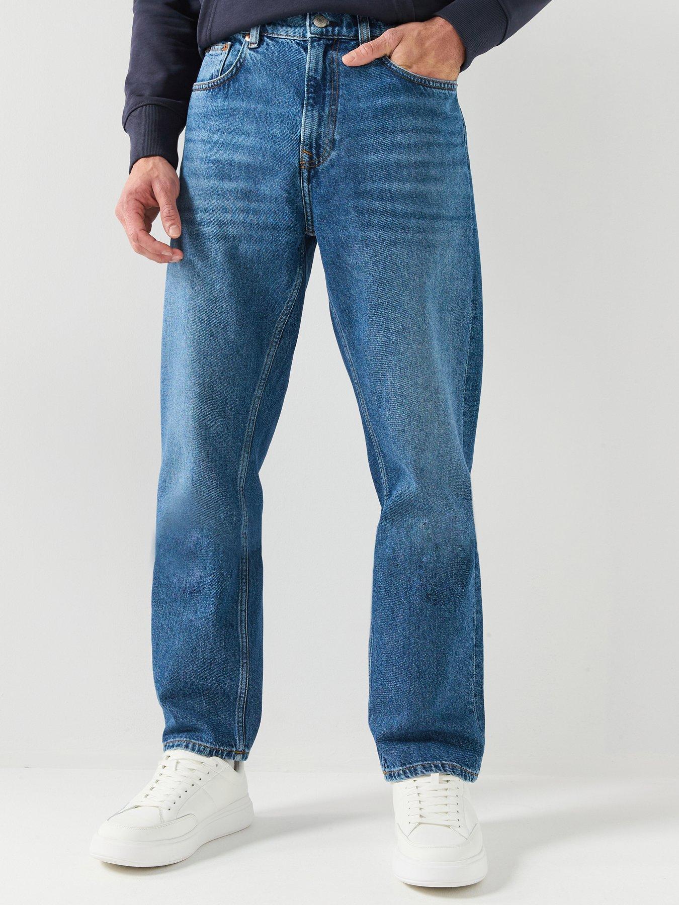 GANT Straight Fit Jeans - Mid Wash