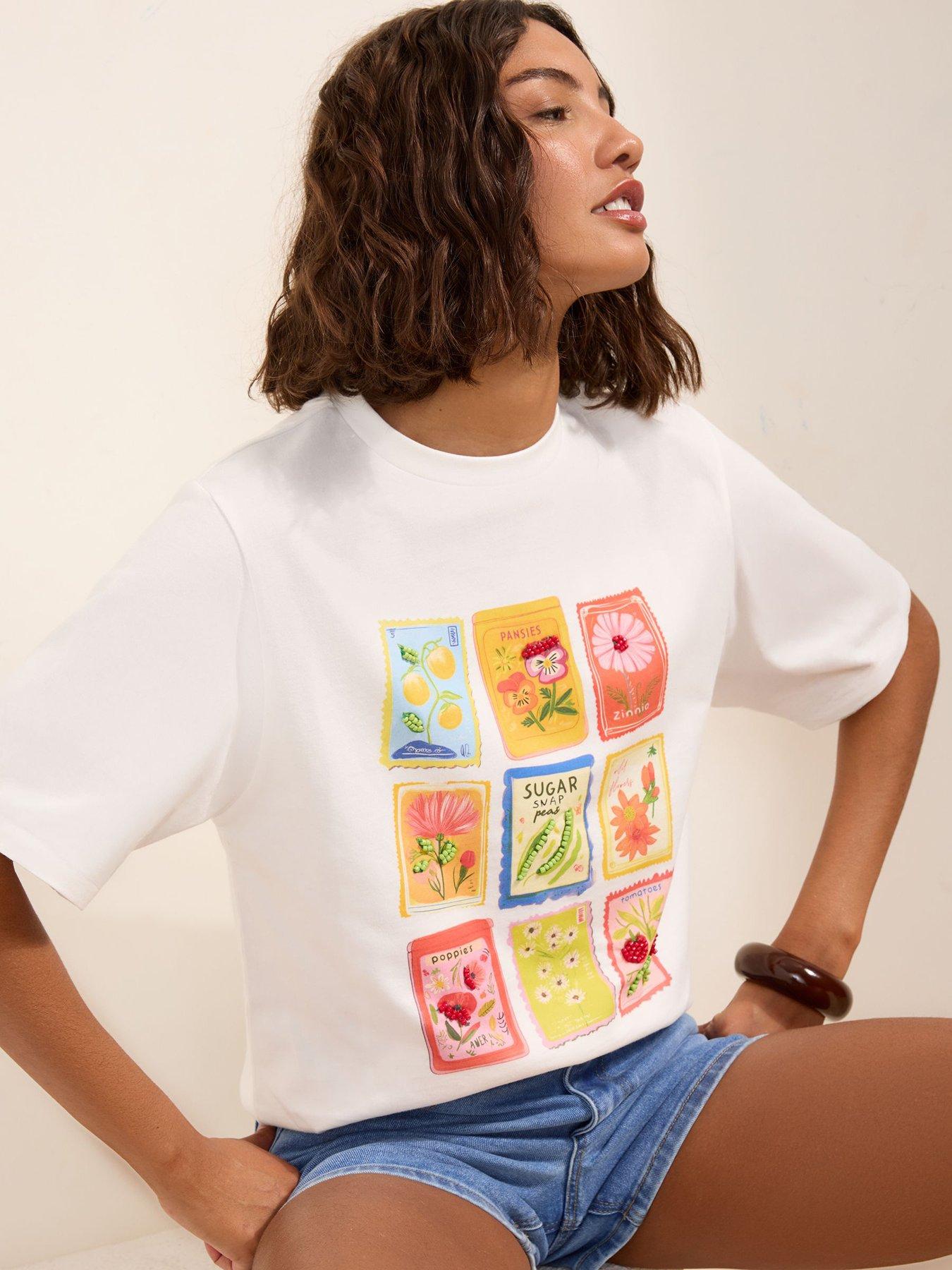 Image 3 of 6 of Friends Like These Seedling Logo Tee - Cream