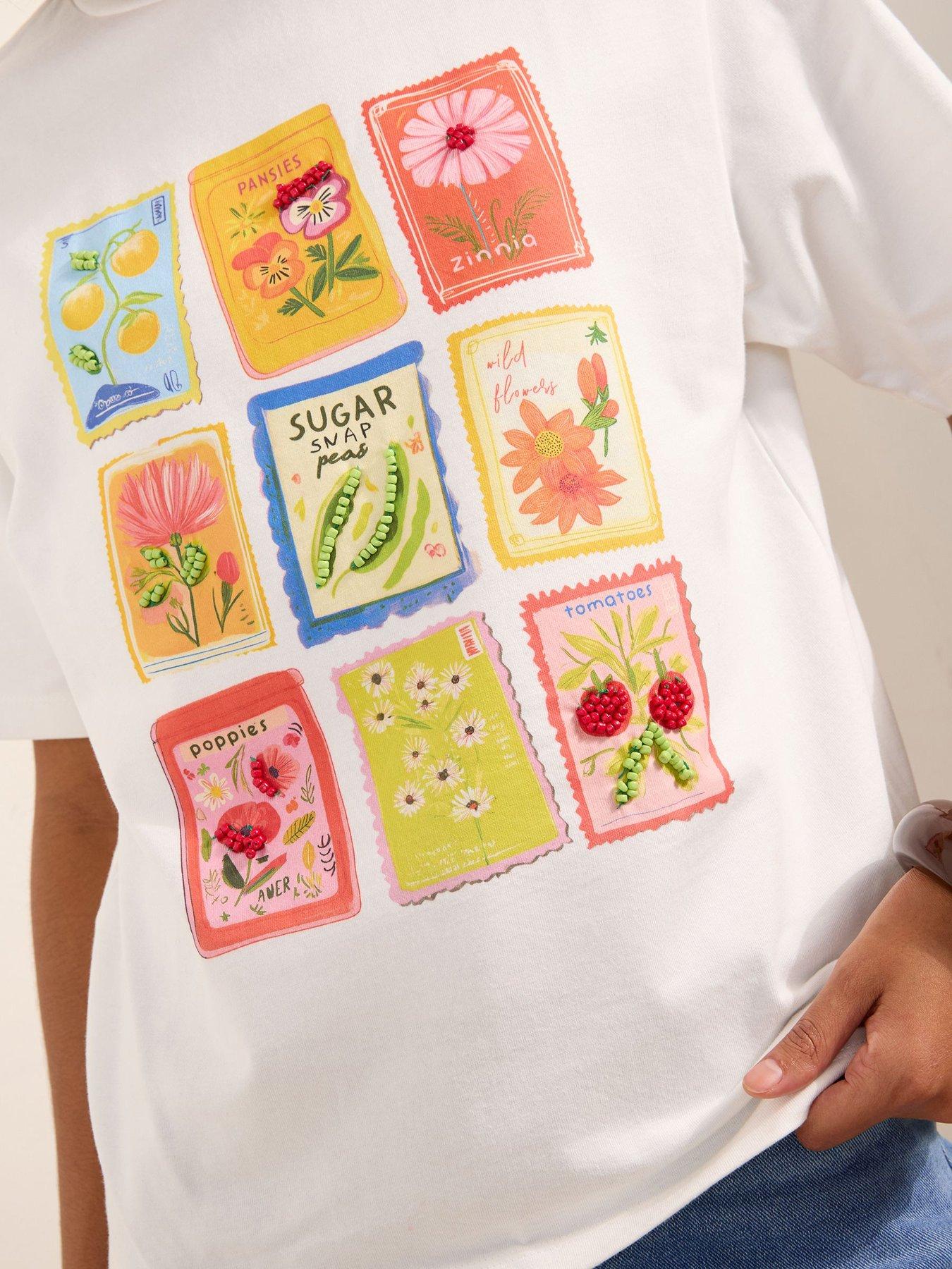 Image 4 of 6 of Friends Like These Seedling Logo Tee - Cream