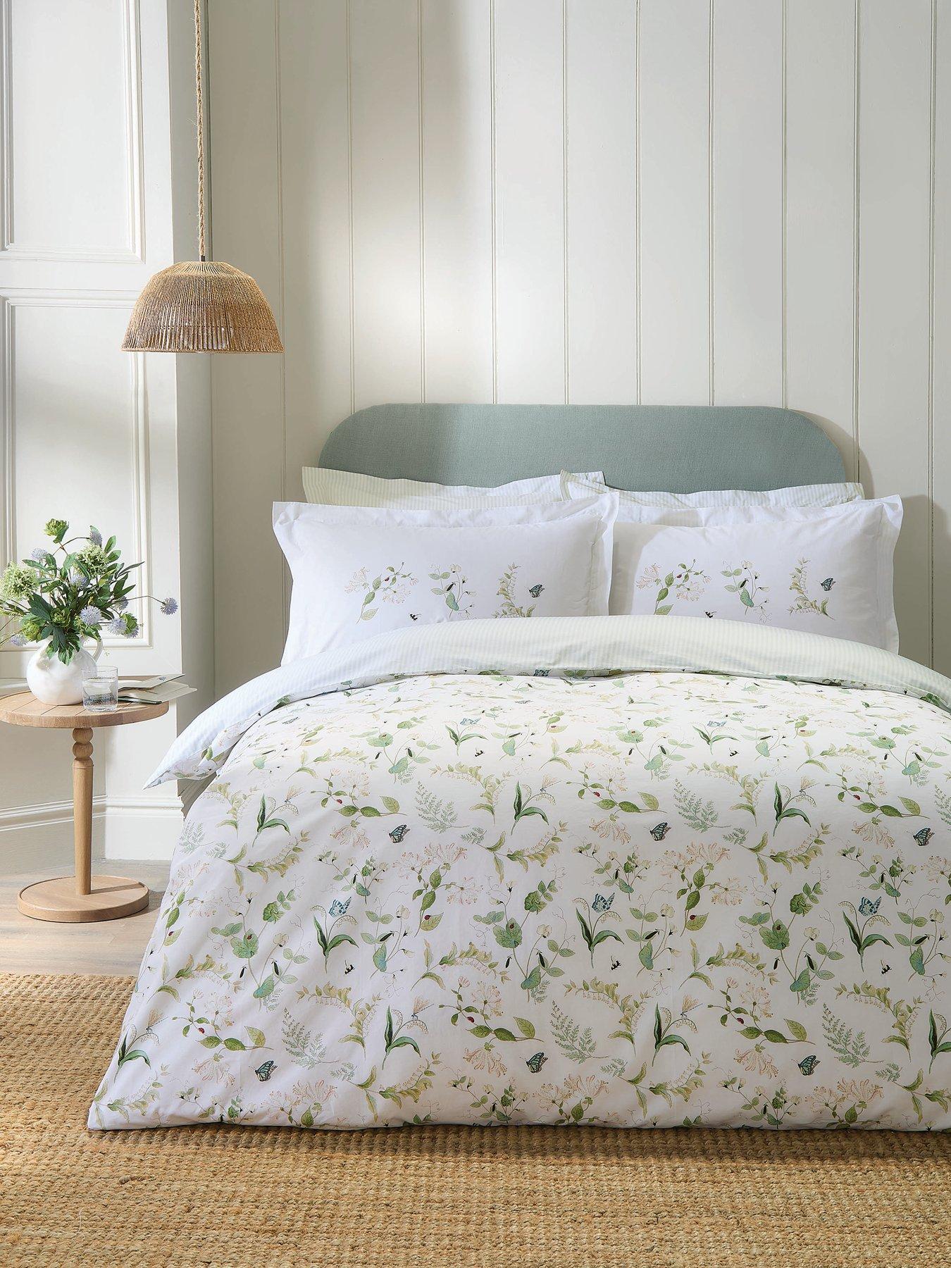 Sophie Allport Wild Floral 100% Cotton Quilt Set