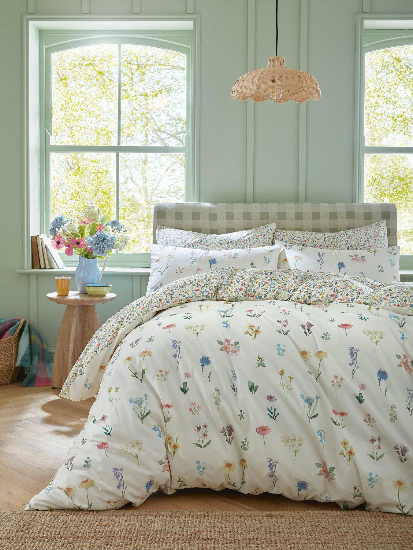 Bluebellgray Woodbridge 100% Cotton Spring Double Quilt Set 200cm X 200cm
