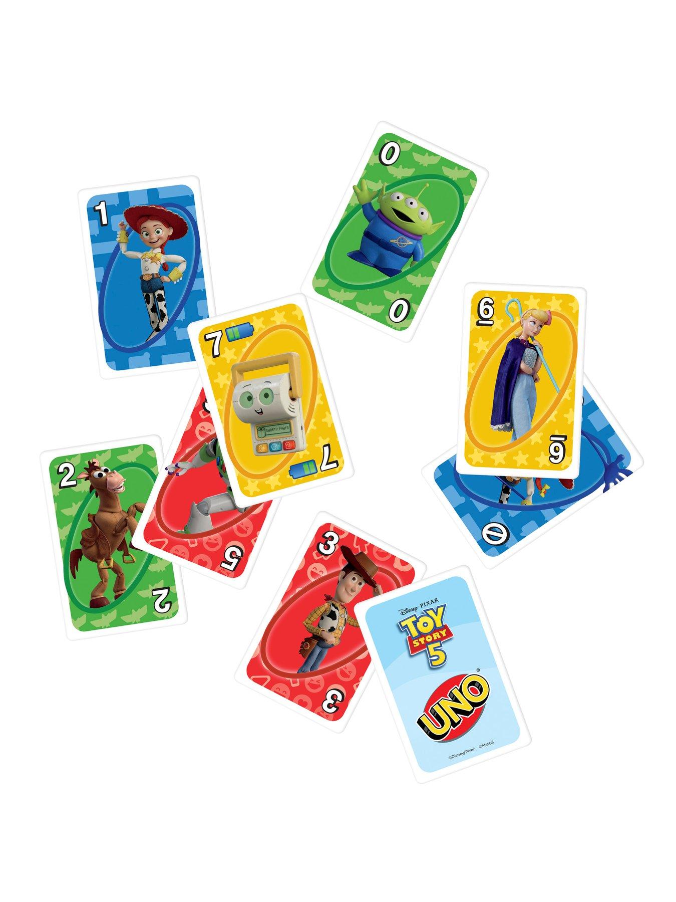 Image 4 of 6 of Uno Disney and Pixar Toy Story 5 Card Game for Kid, Adult &amp; Family Nights
