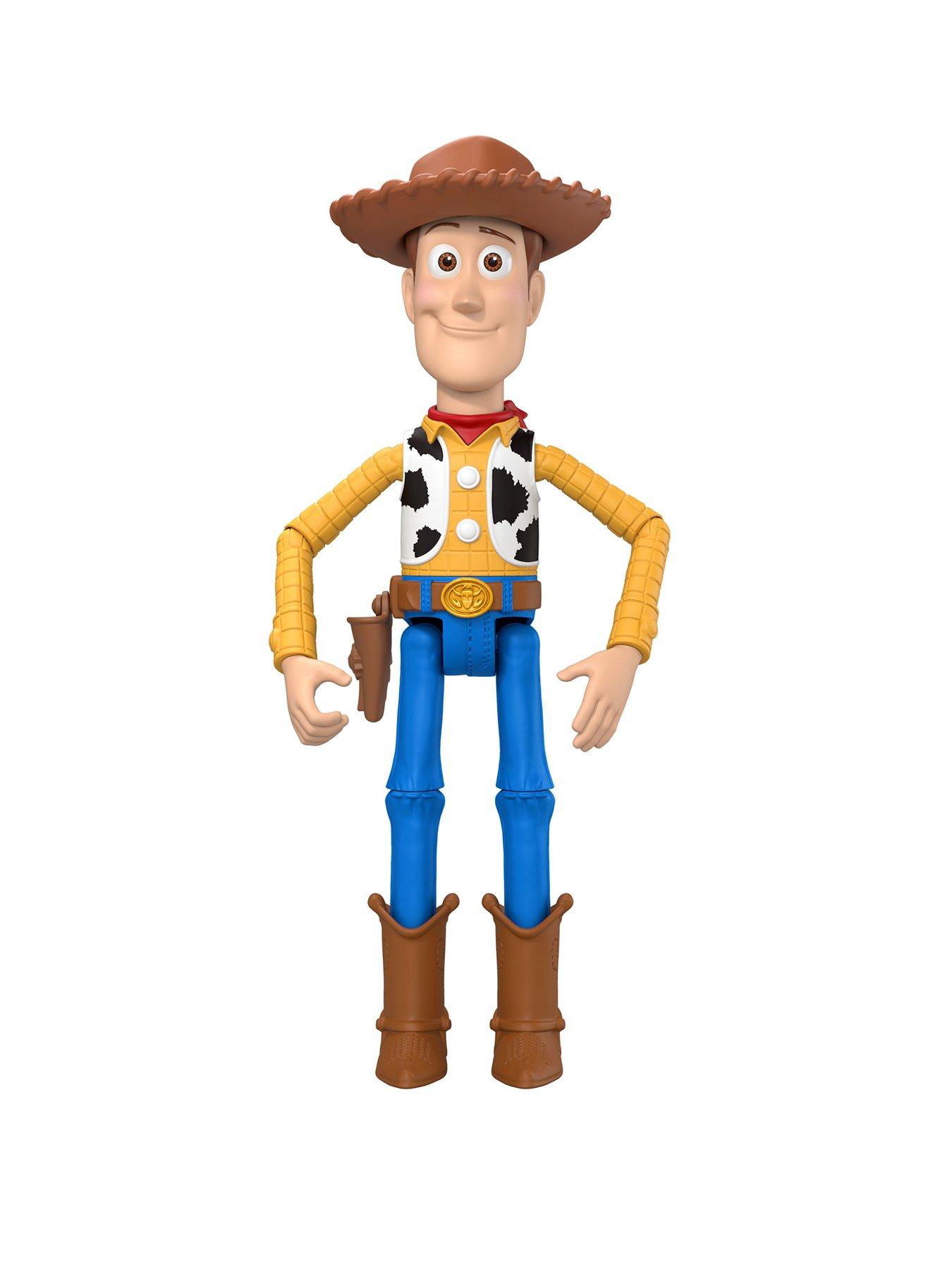 Disney Pixar Toy Story Woody Action Figure 9.2 Inch Tall Sheriff, 14 Posable Joints, Play scale