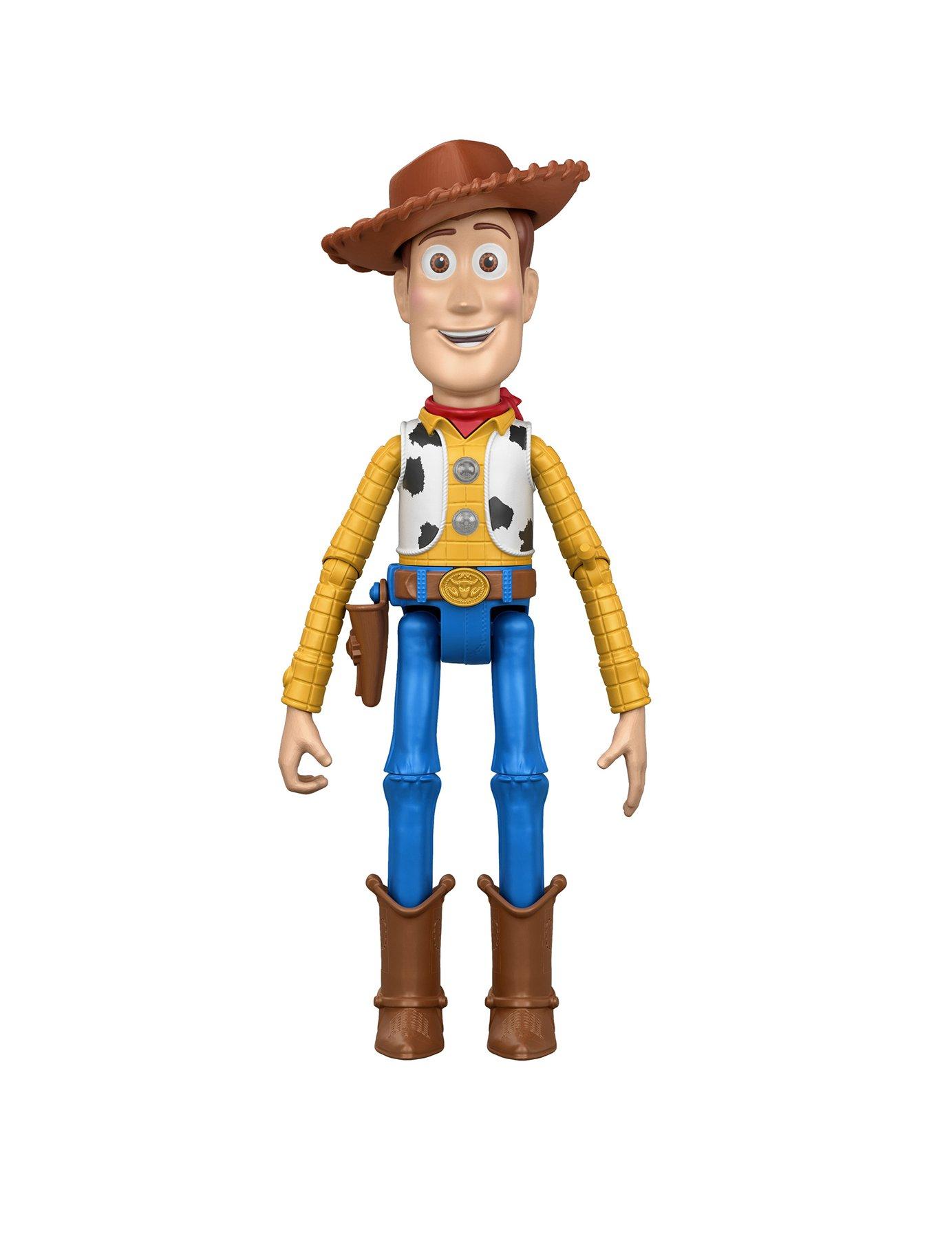 Disney Pixar Toy Story 5 Interactables Woody Figure 9-inch Playscale Movie Phrases  &  Cross Talk