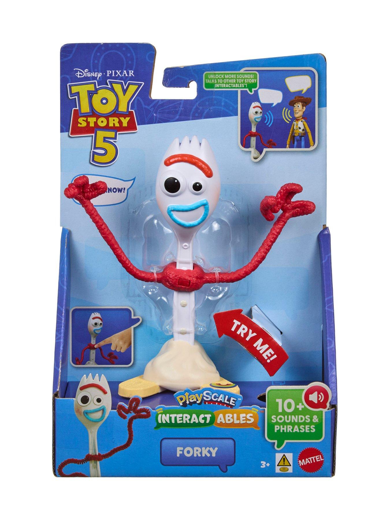 Image 7 of 7 of Disney Pixar Toy Story 5 Interactables Forky 7-inch Figure Movie Phrases &amp; Cross Talk