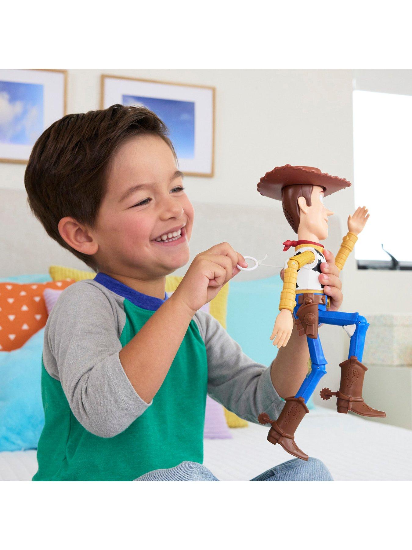 Image 2 of 7 of Disney Pixar Toy Story 5 Running Woody 12-inch Action Figure, 50+ Sounds