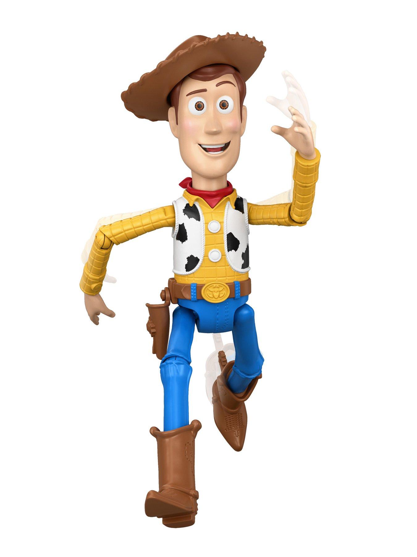 Image 3 of 7 of Disney Pixar Toy Story 5 Running Woody 12-inch Action Figure, 50+ Sounds