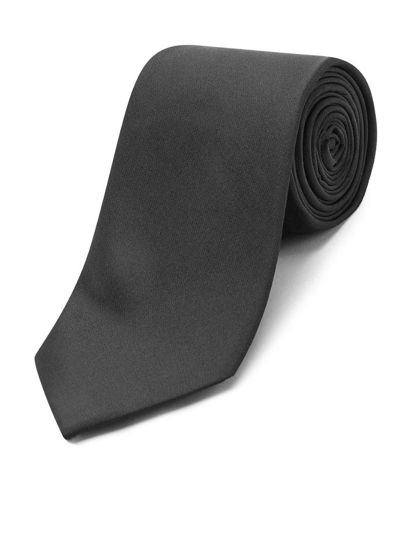 Image 1 of 2 of Skopes Skopes Black Silk Changeant Tie