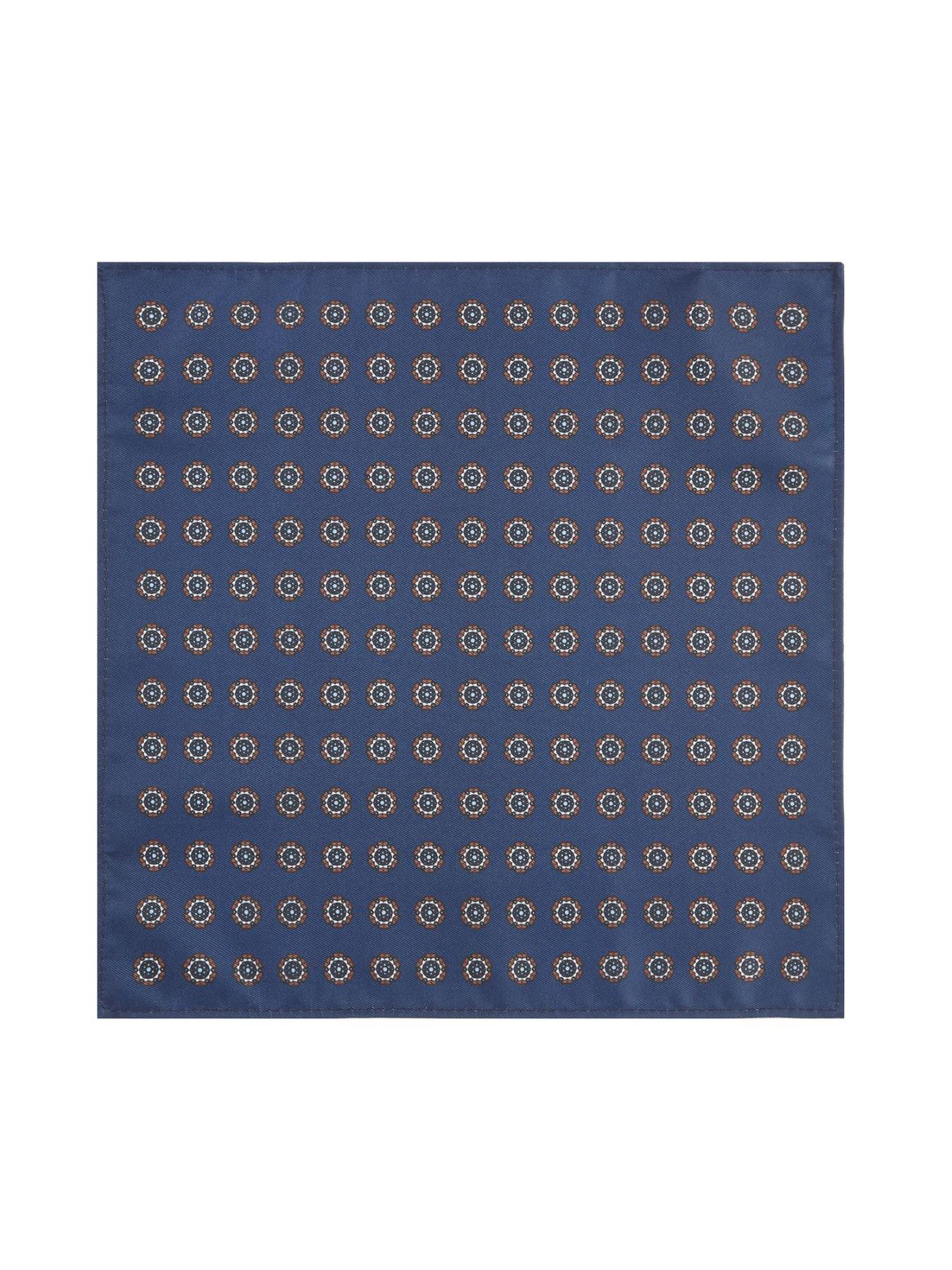 Image 3 of 4 of Skopes Rust Knitted Tie &amp; Pocket Square Set
