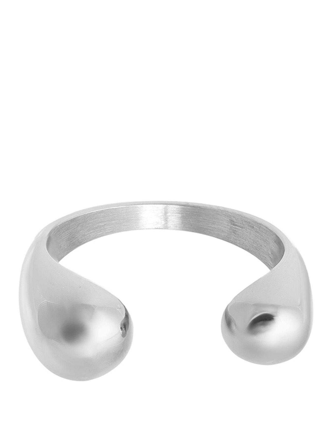 Image 1 of 5 of The Love Collection Waterproof Stainless Steel Multi Wrap Adjustable Ring