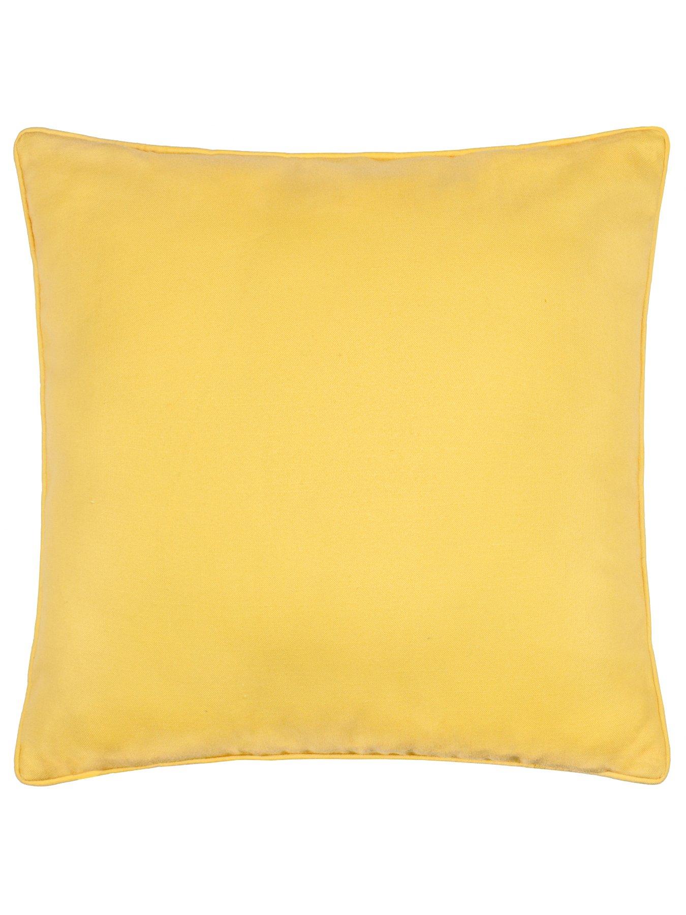 Image 3 of 6 of Morris & Co Fruits 45x45 Outdoor Polyester Cushion Blush Pink/lemon