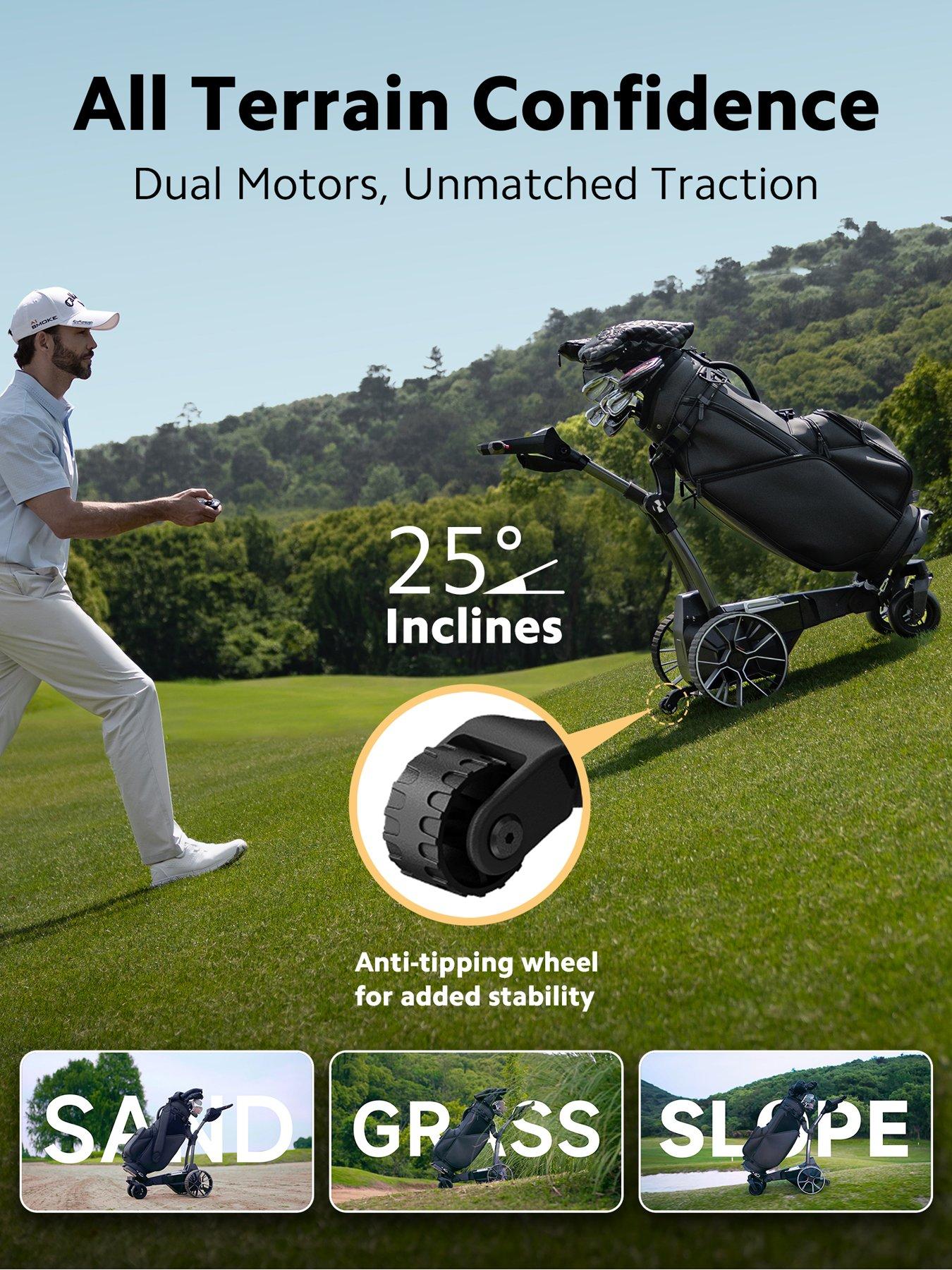 Image 5 of 8 of NAVEE - Birdie 3 Electric Remote Control Golf Trolley