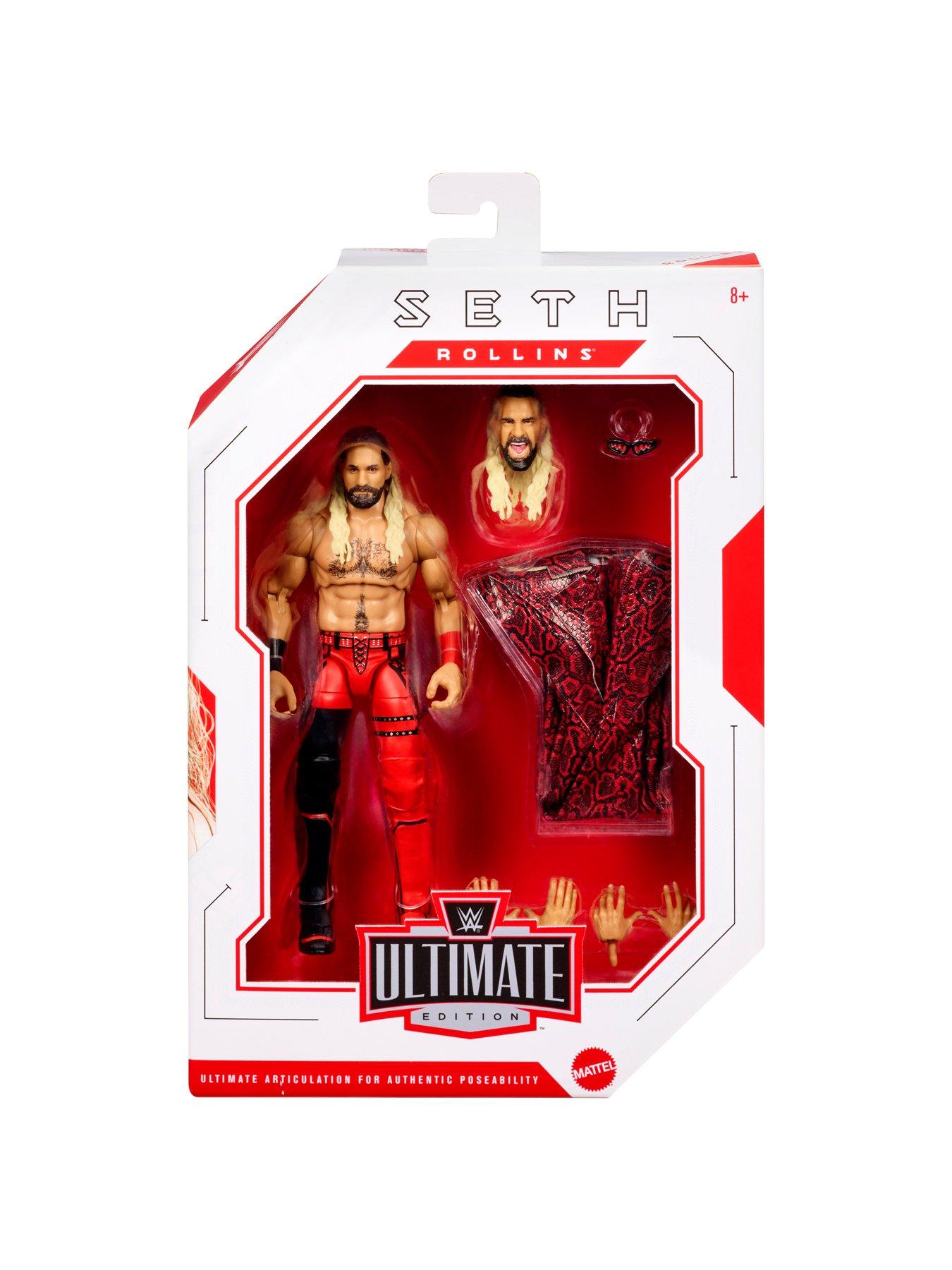 Image 6 of 7 of WWE Ultimate Edition Seth Rollins Action Figure &amp; Accessories Set, Greatest Hits 6-inch Collectible
