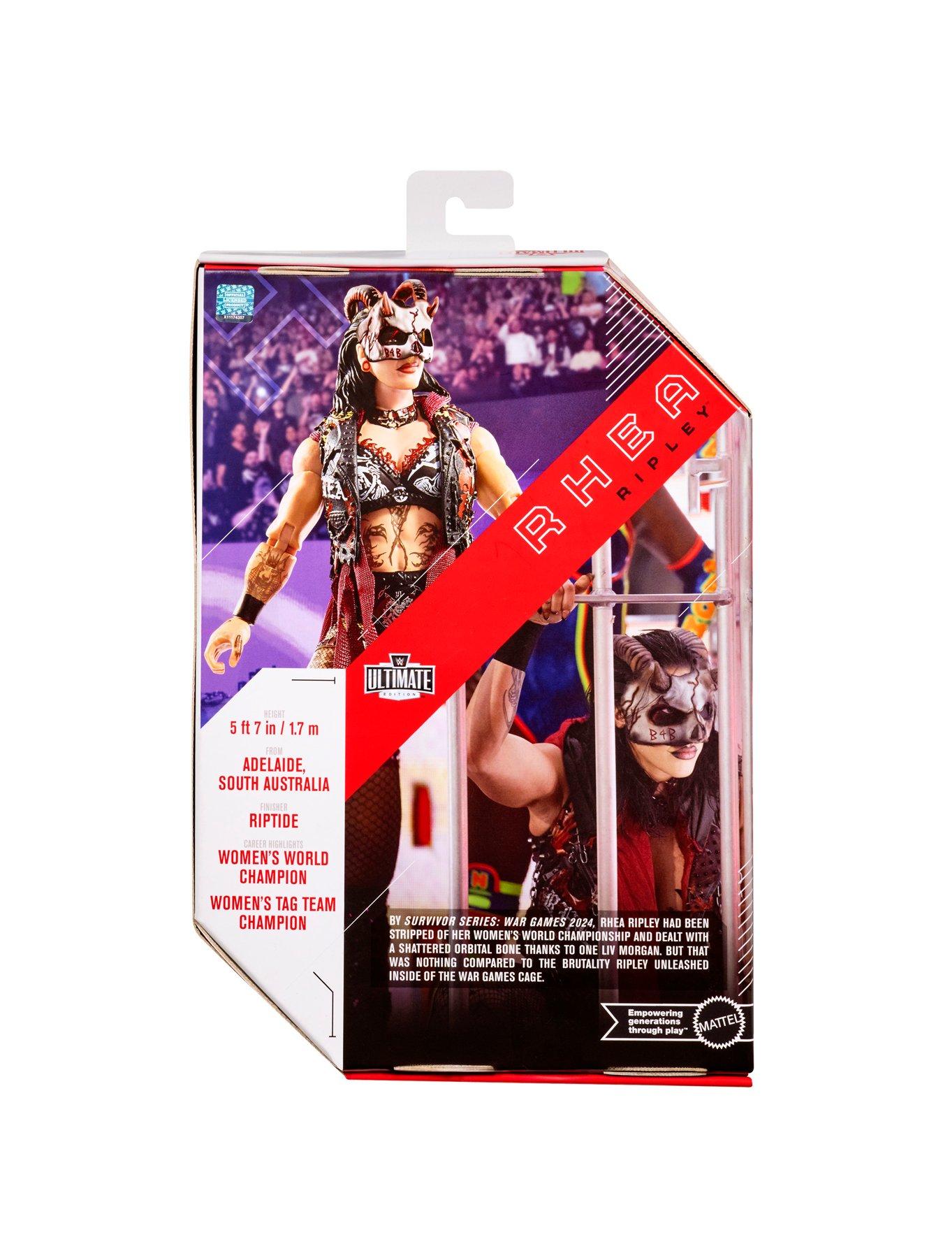 Image 7 of 7 of WWE Ultimate Edition Rhea Ripley Action Figure &amp; Accessories Set, 6-inch Collectible