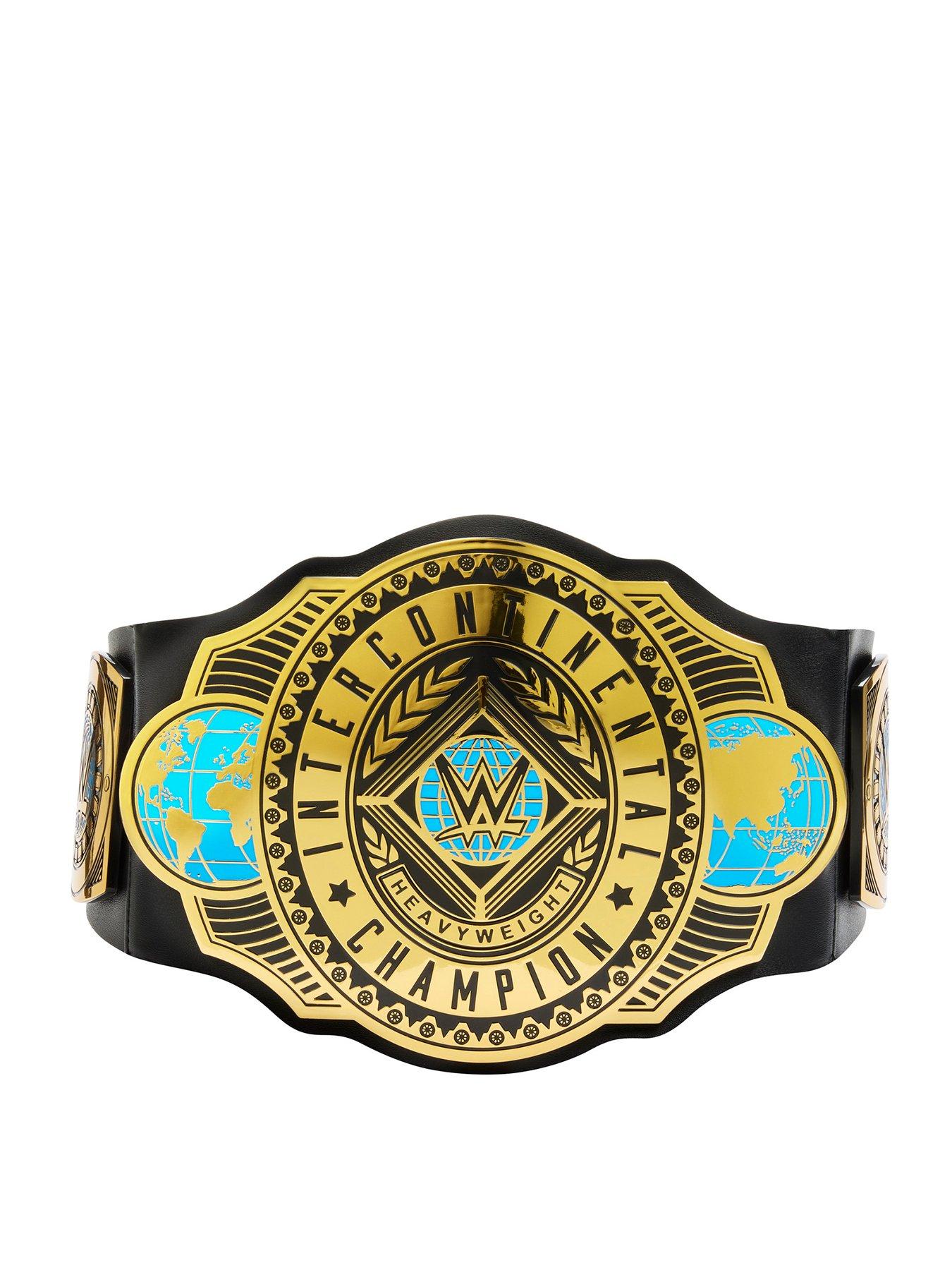 Image 1 of 5 of WWE Championship Intercontinental Champion Title, Kid-Sized Role-Play &amp; Costume Belt Accessory