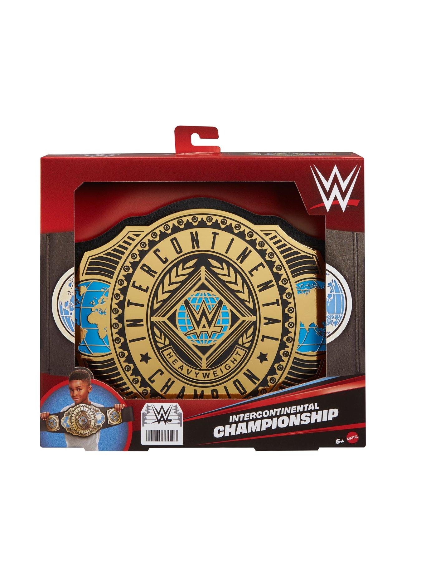 Image 4 of 5 of WWE Championship Intercontinental Champion Title, Kid-Sized Role-Play &amp; Costume Belt Accessory