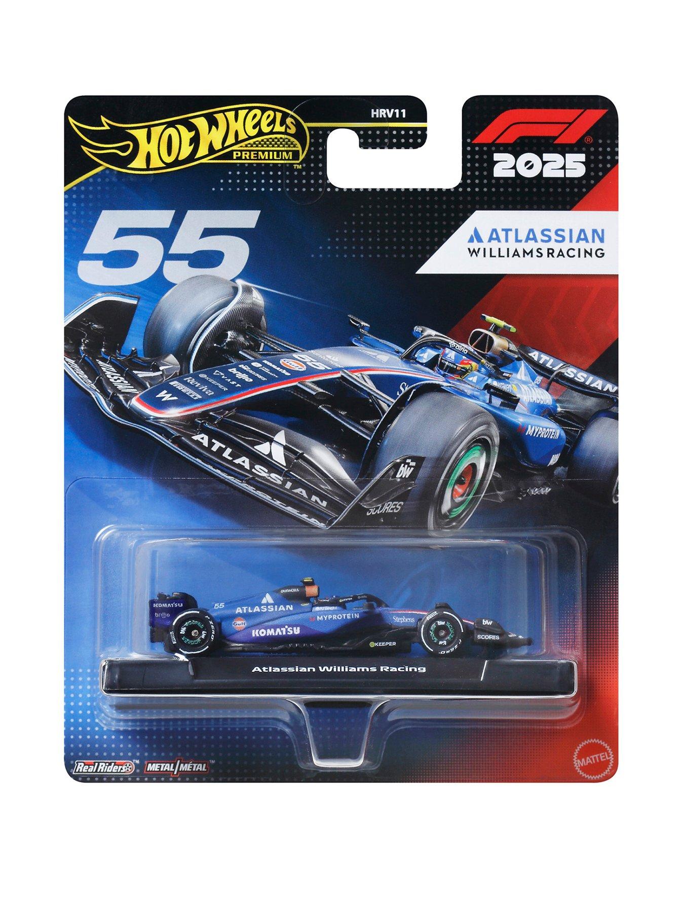 Hot Wheels 1:64 Scale Premium Die-Cast Formula 1 Atlassian Williams Racing