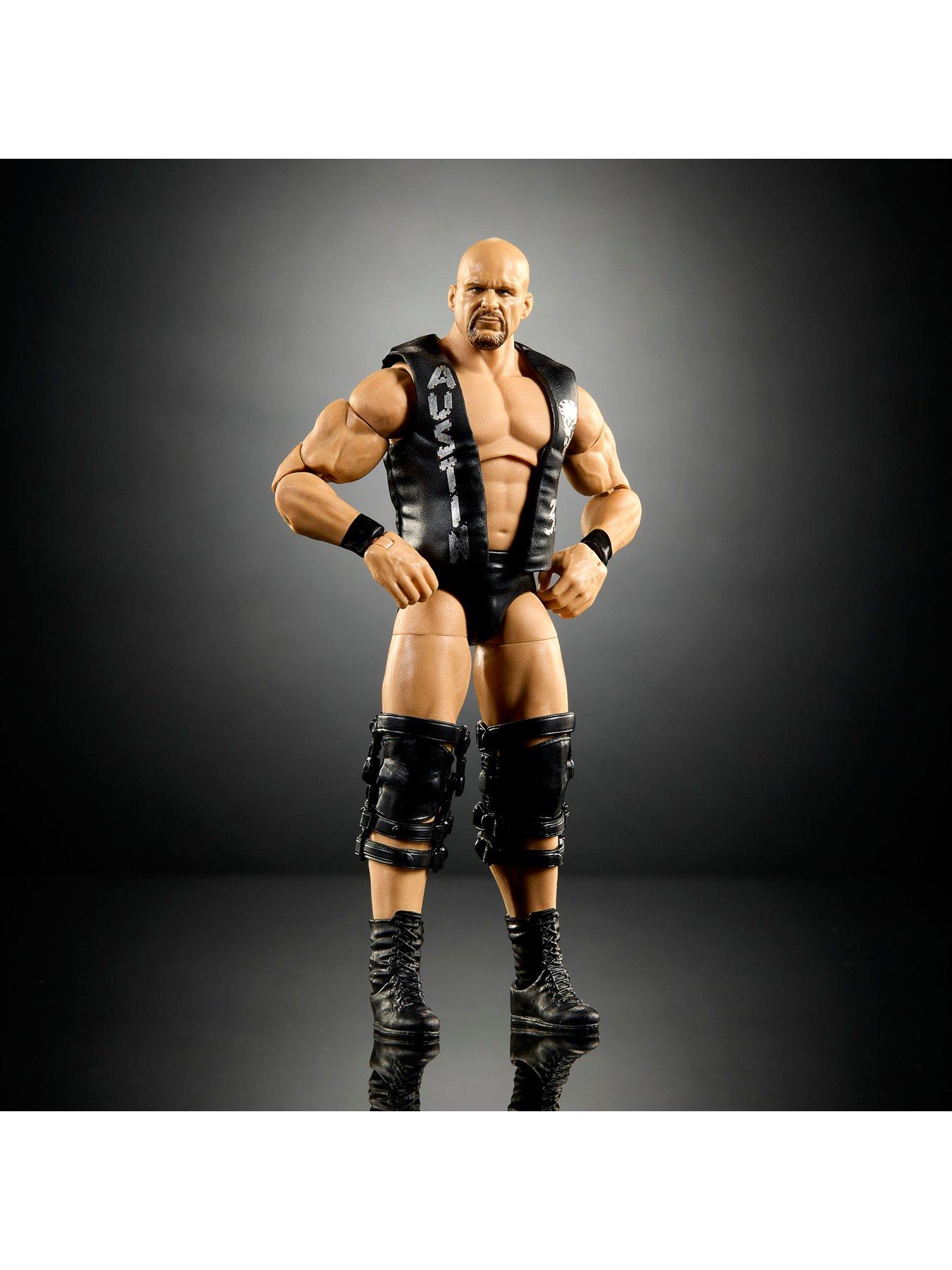 Image 5 of 7 of WWE Elite Collection Premium Live Event Stone Cold Steve Austin Action Figure Set, SummerSlam Series