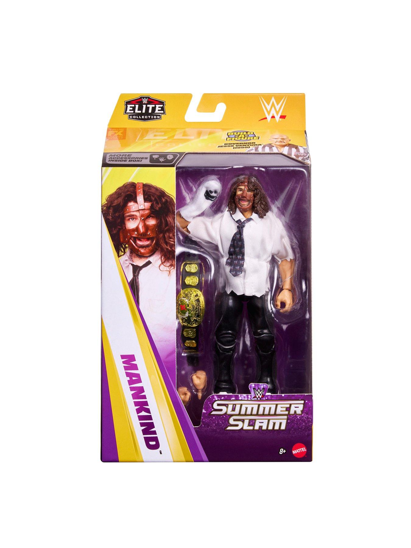 Image 6 of 7 of WWE Elite Collection Premium Live Event Mankind Action Figure Set, SummerSlam Series Collectible