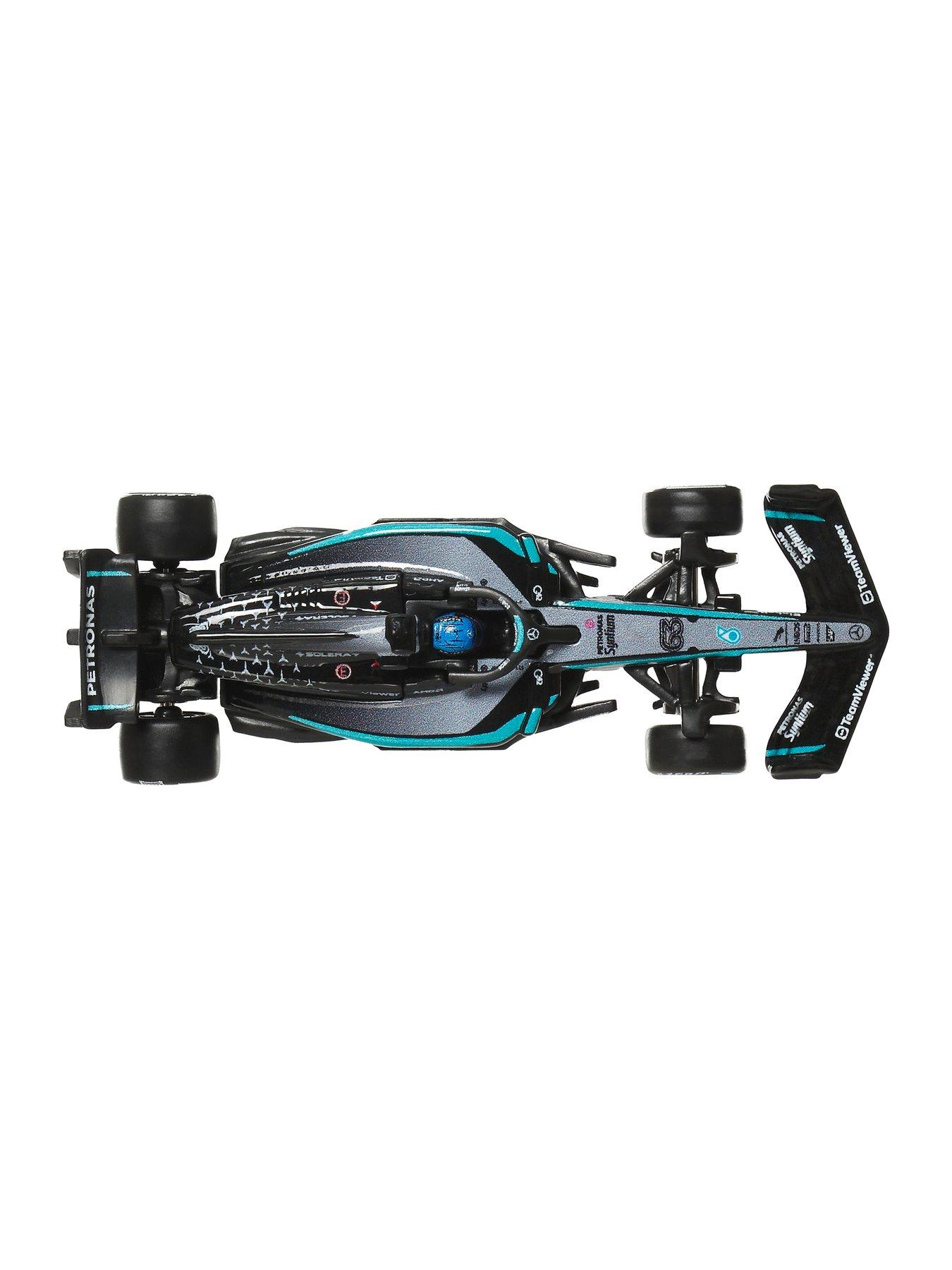 Hot Wheels 1:64 Scale Premium Die-Cast Formula 1 - Mercedes Benz George ...
