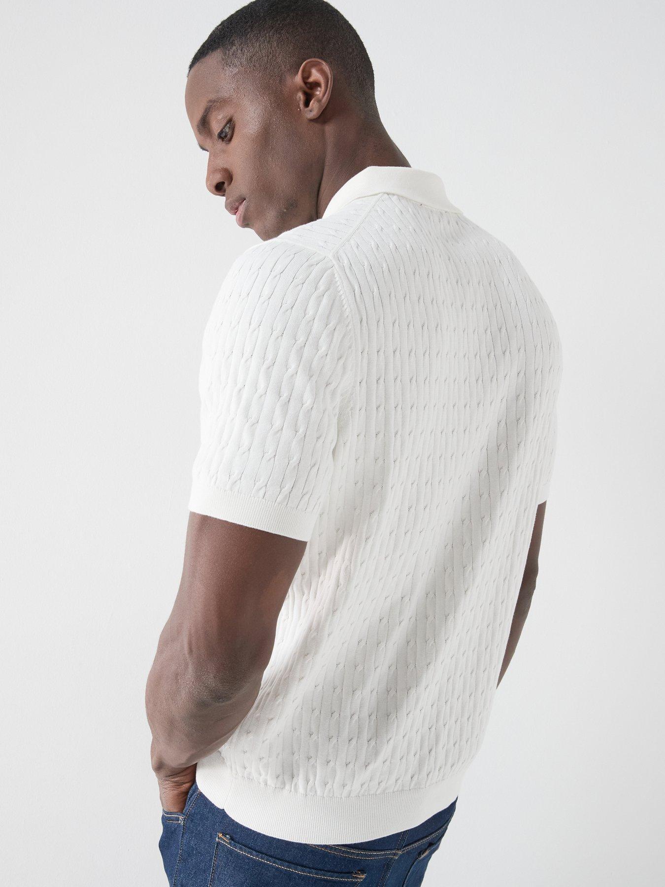 Image 2 of 5 of Mango Mango Muga Short Sleeve Knitted Polo Shirt