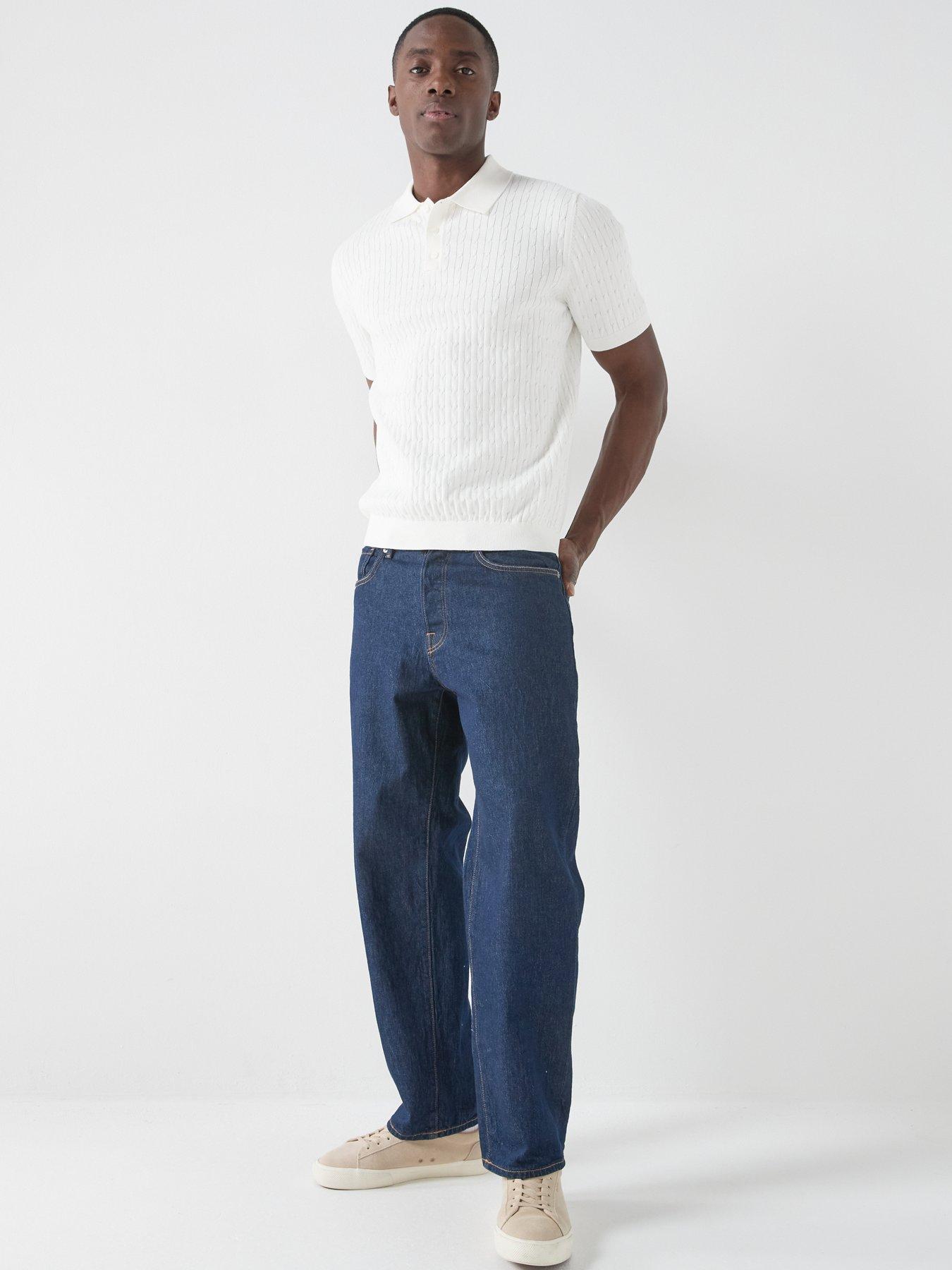 Image 3 of 5 of Mango Mango Muga Short Sleeve Knitted Polo Shirt