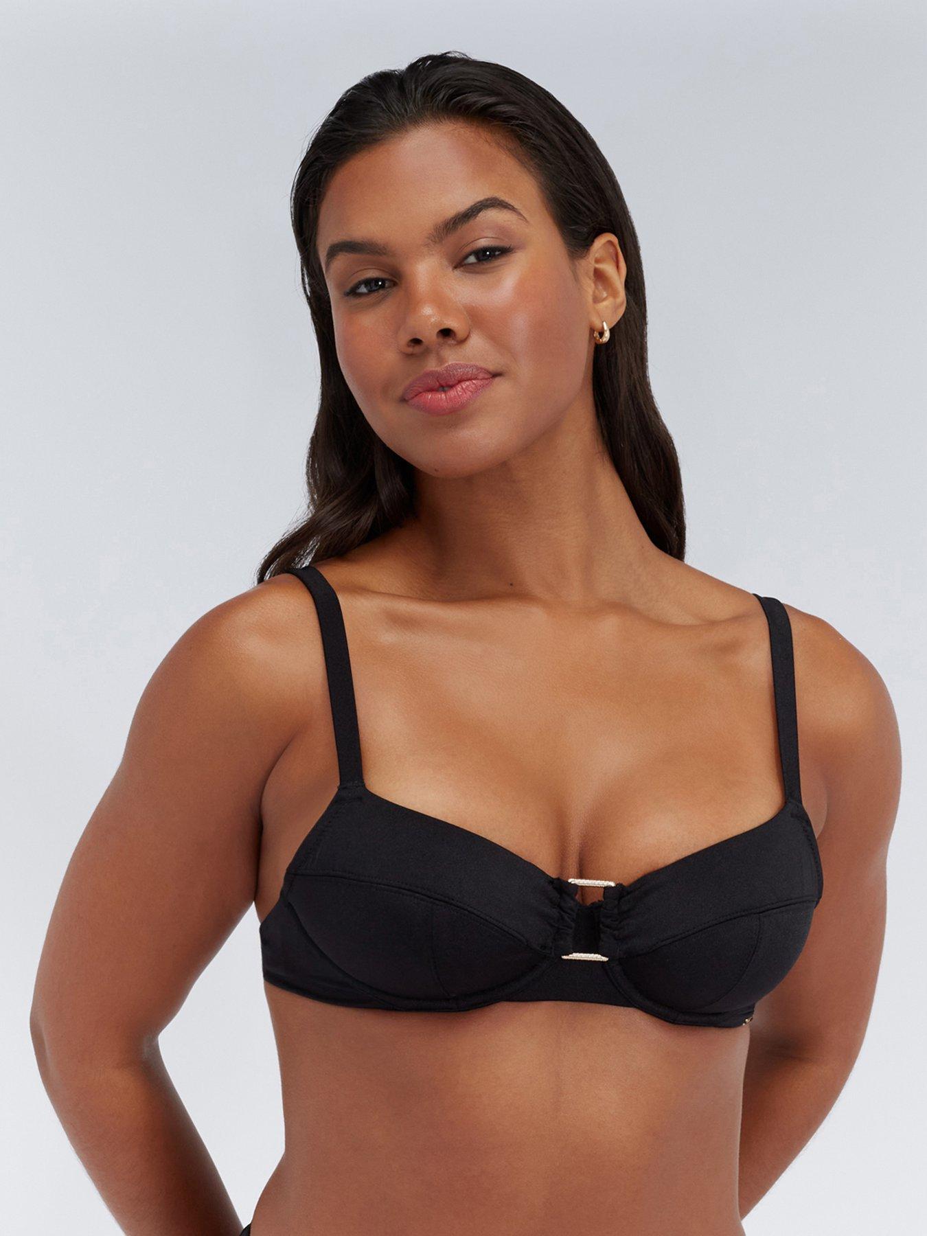 Boux Avenue Riad Balconette Bikini Top - Black