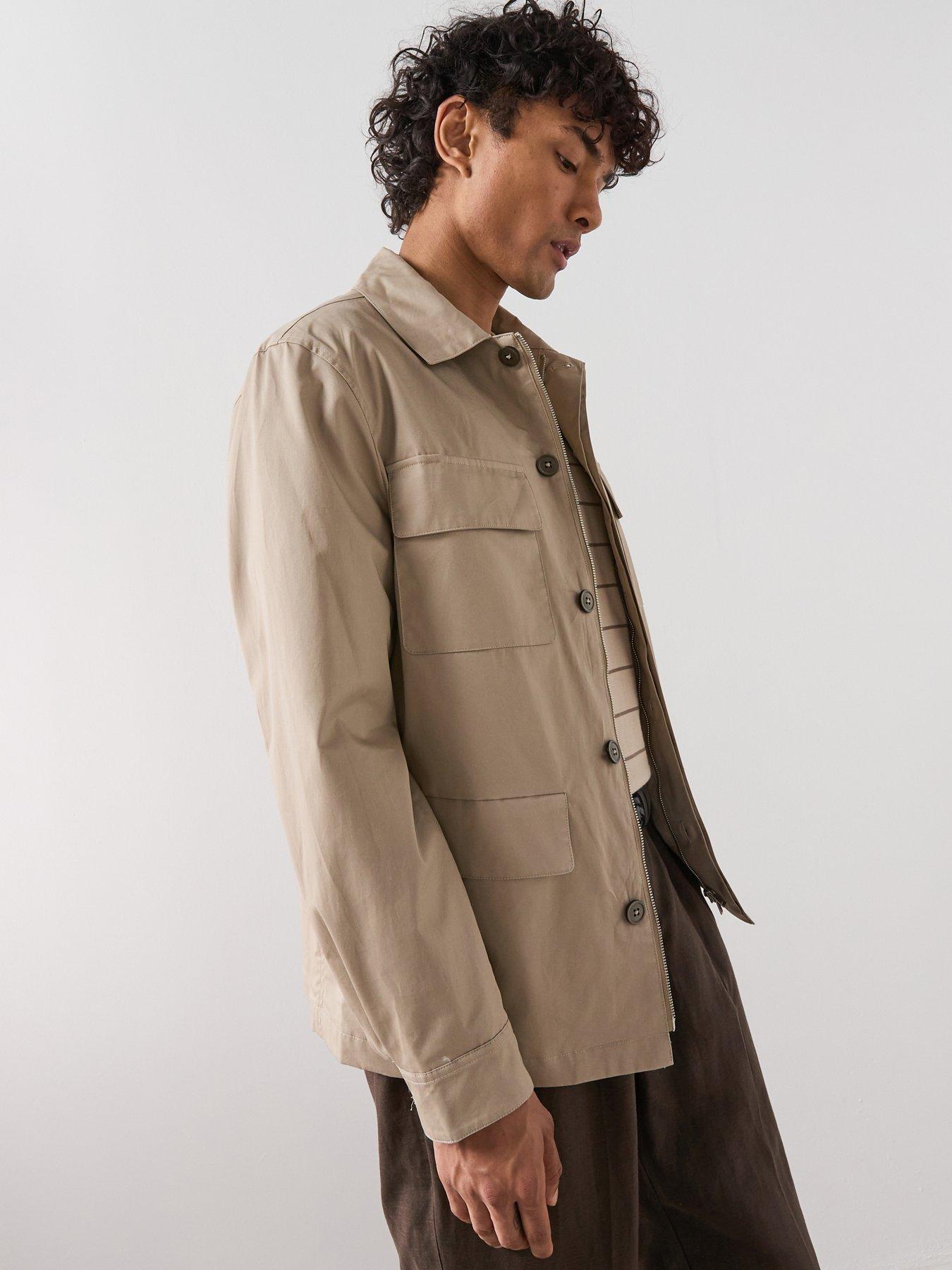 Mango Date Jacket, Beige, Size M, Men