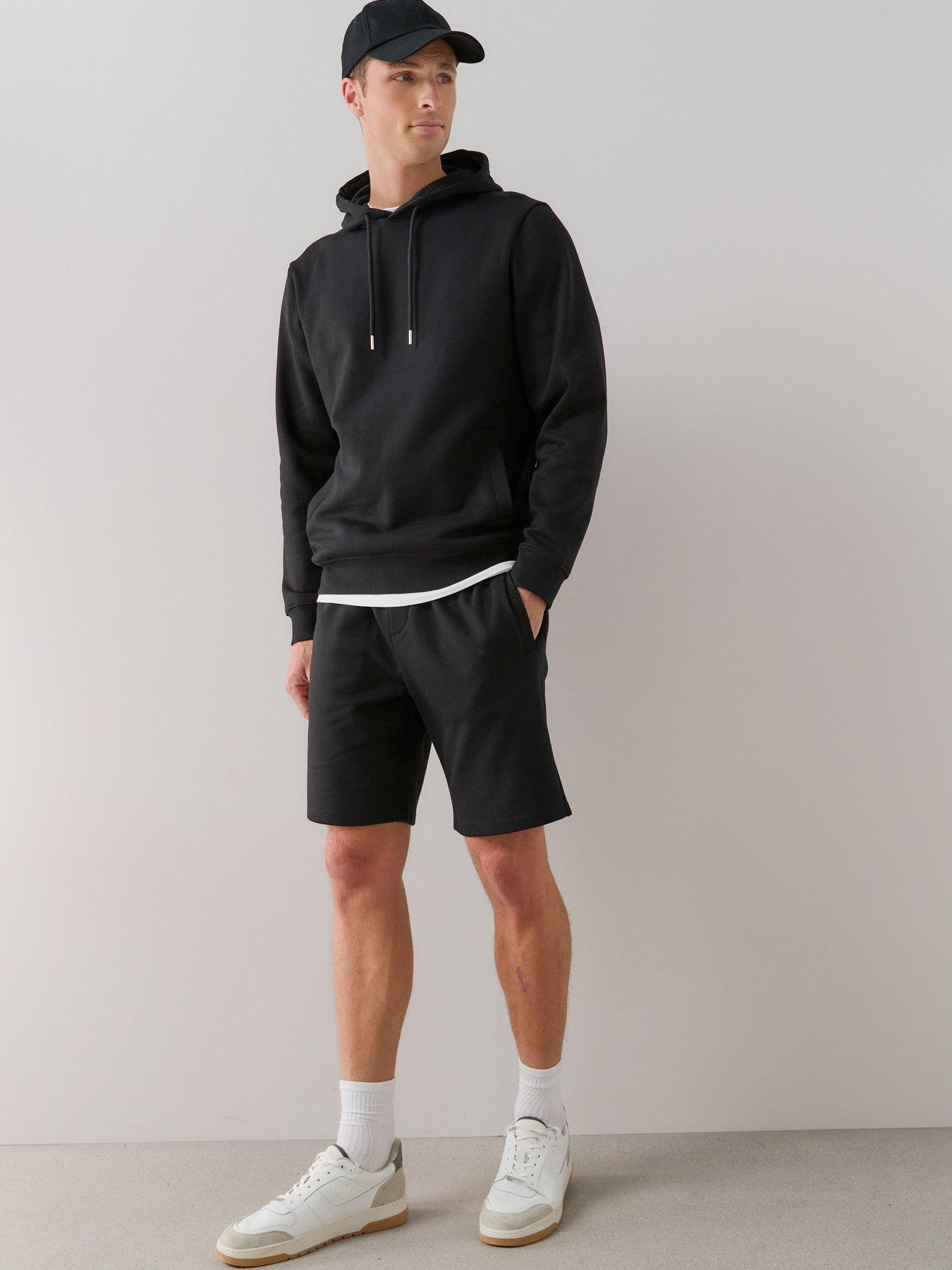 Image 3 of 7 of The Very Collection Essential Jogger Shorts - Black
