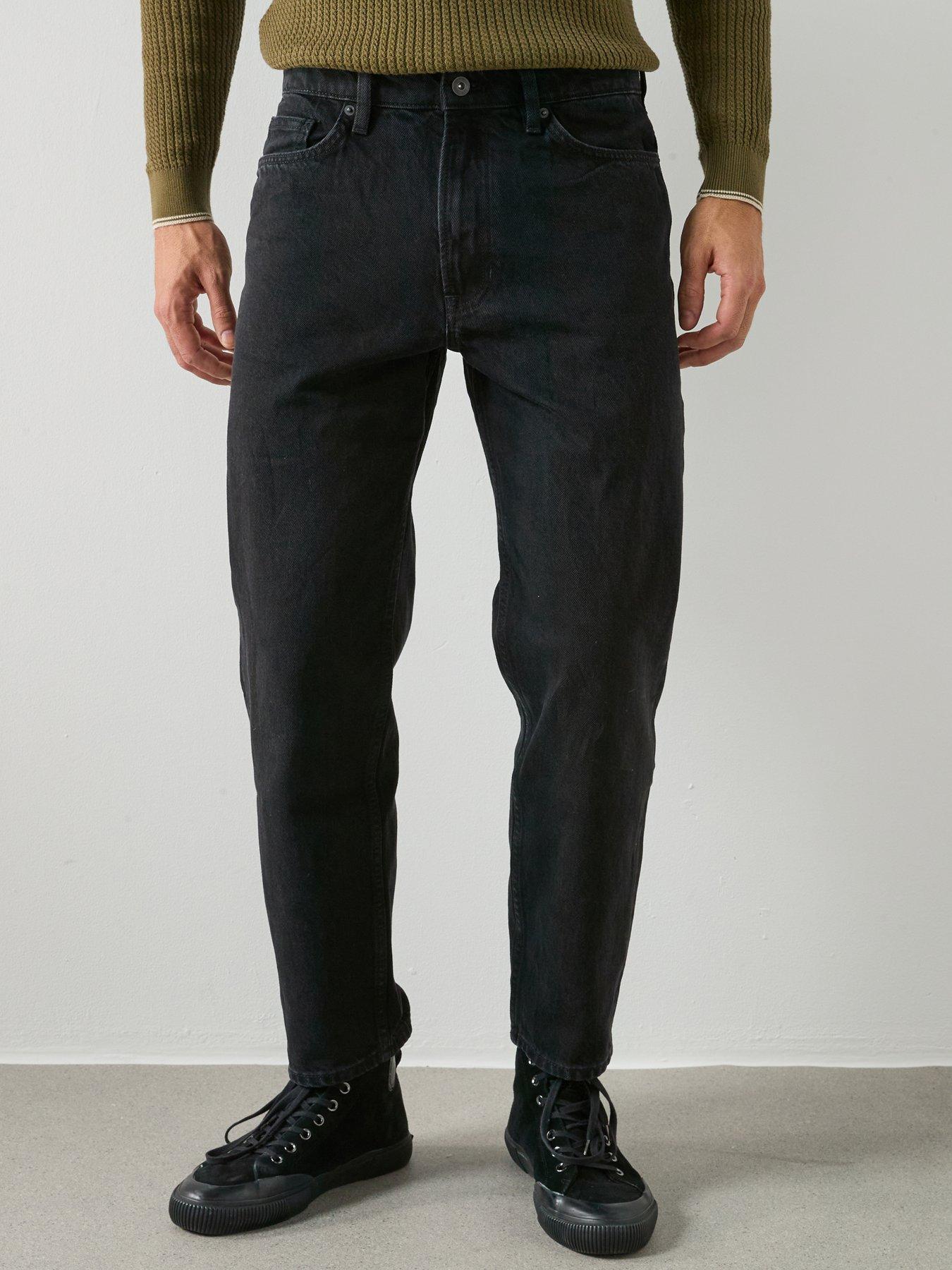 Mango Sammy Straight Fit Jeans - Black