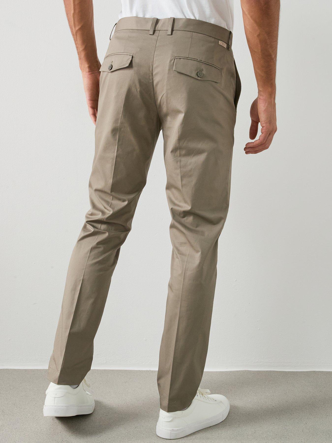 Image 2 of 6 of Mango Gaspar Trousers - Beige
