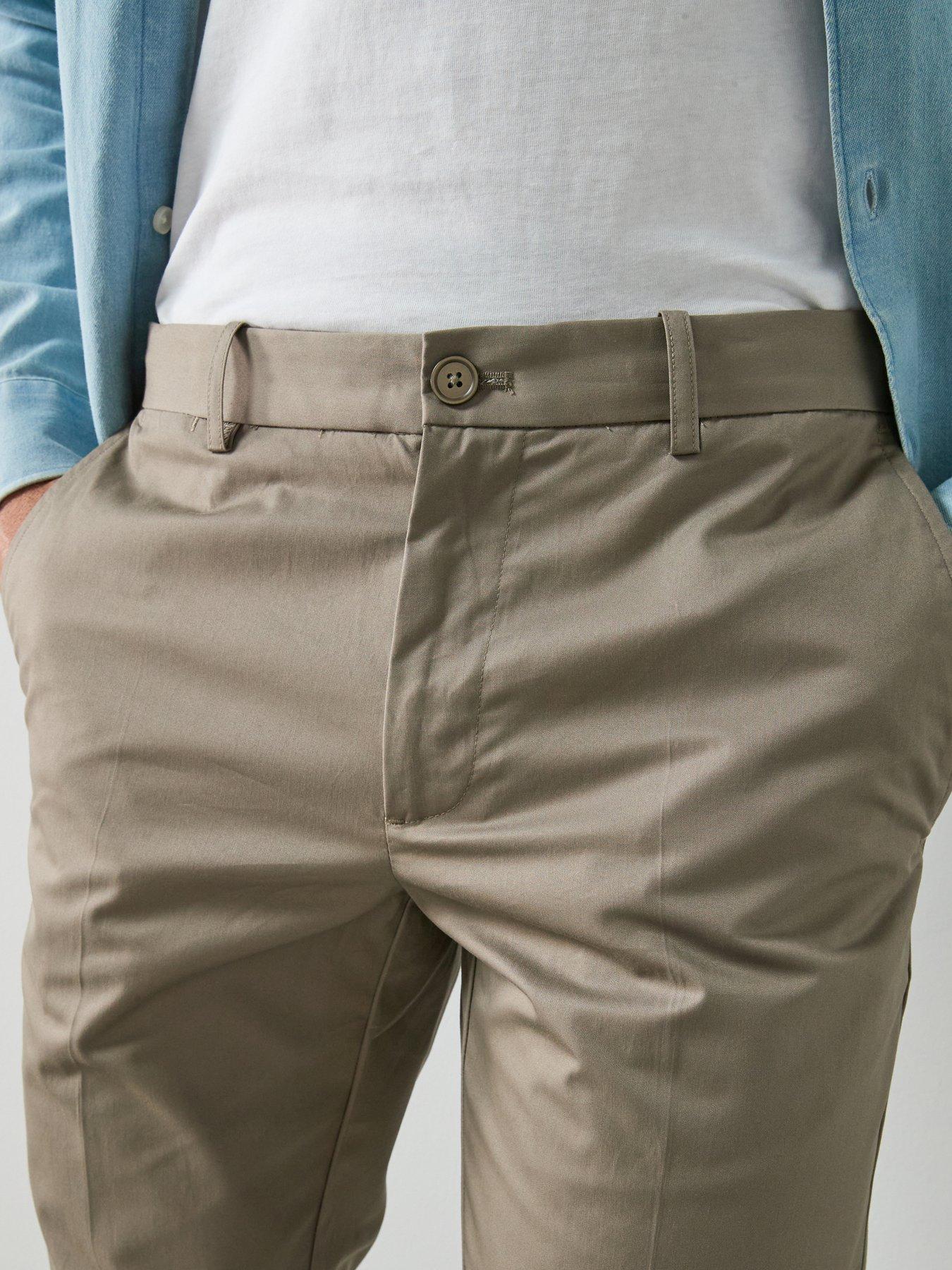 Image 4 of 6 of Mango Gaspar Trousers - Beige