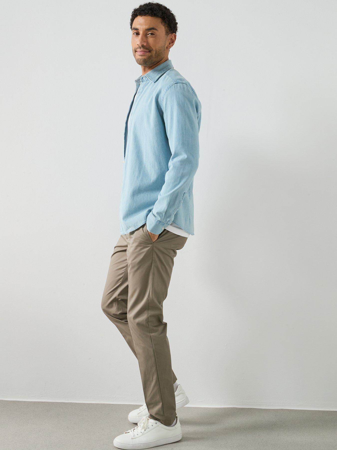 Image 6 of 6 of Mango Gaspar Trousers - Beige