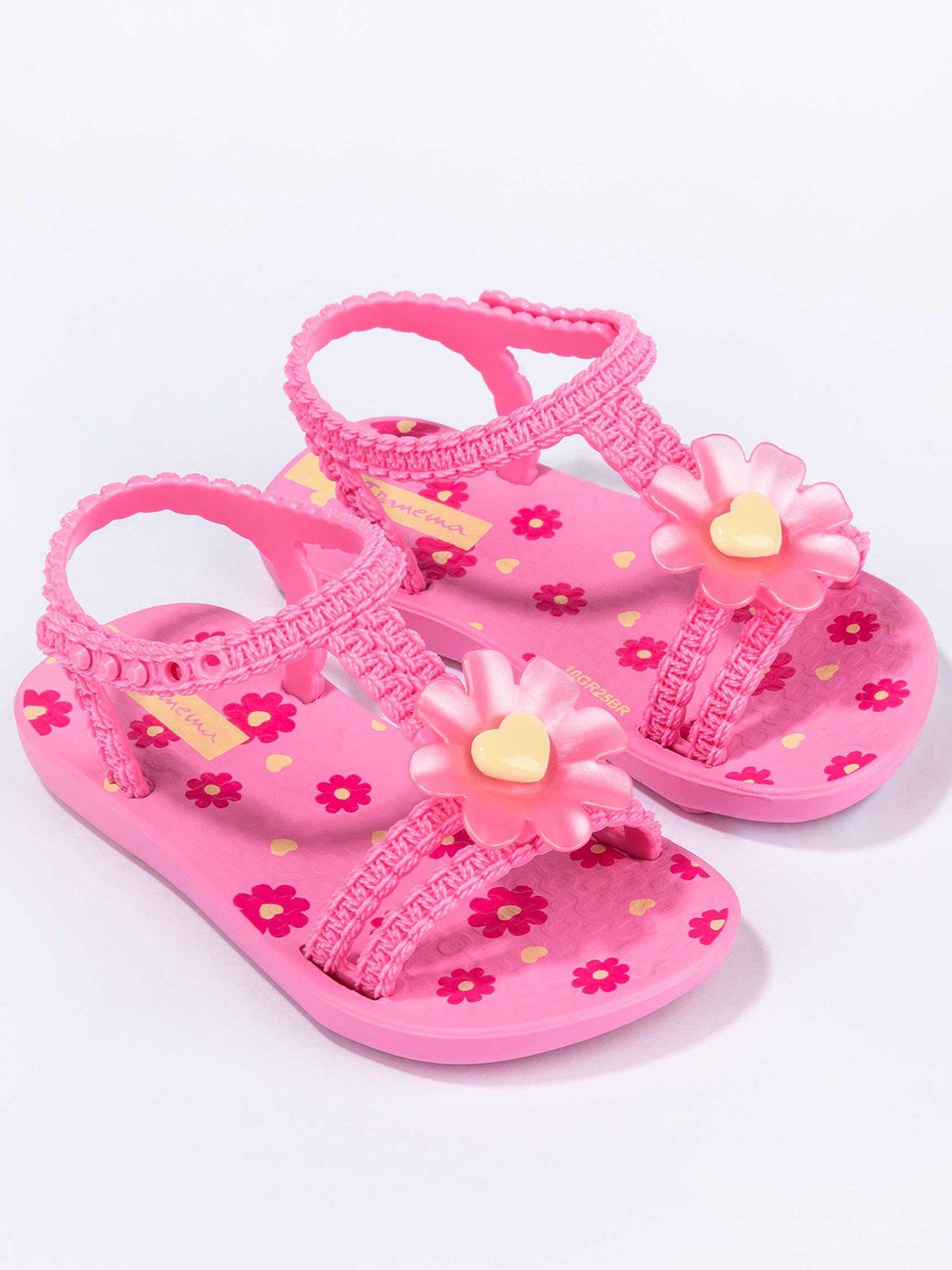 Ipanema Toddler Daisy Sandal - Medium Pink