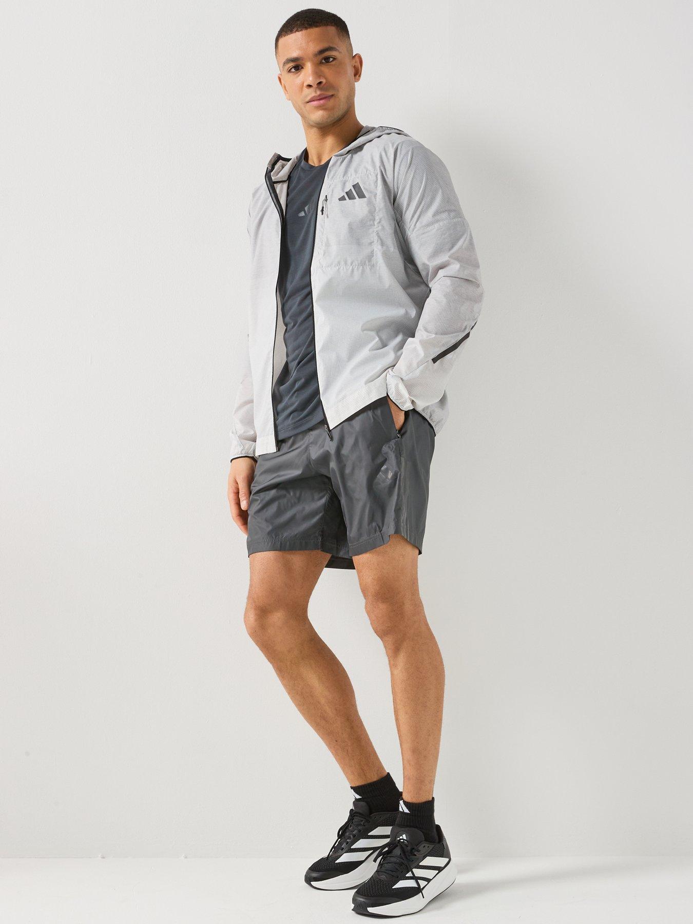 Image 3 of 6 of adidas Terrex Mens Trail Running Xpr Light Windbreaker - Grey