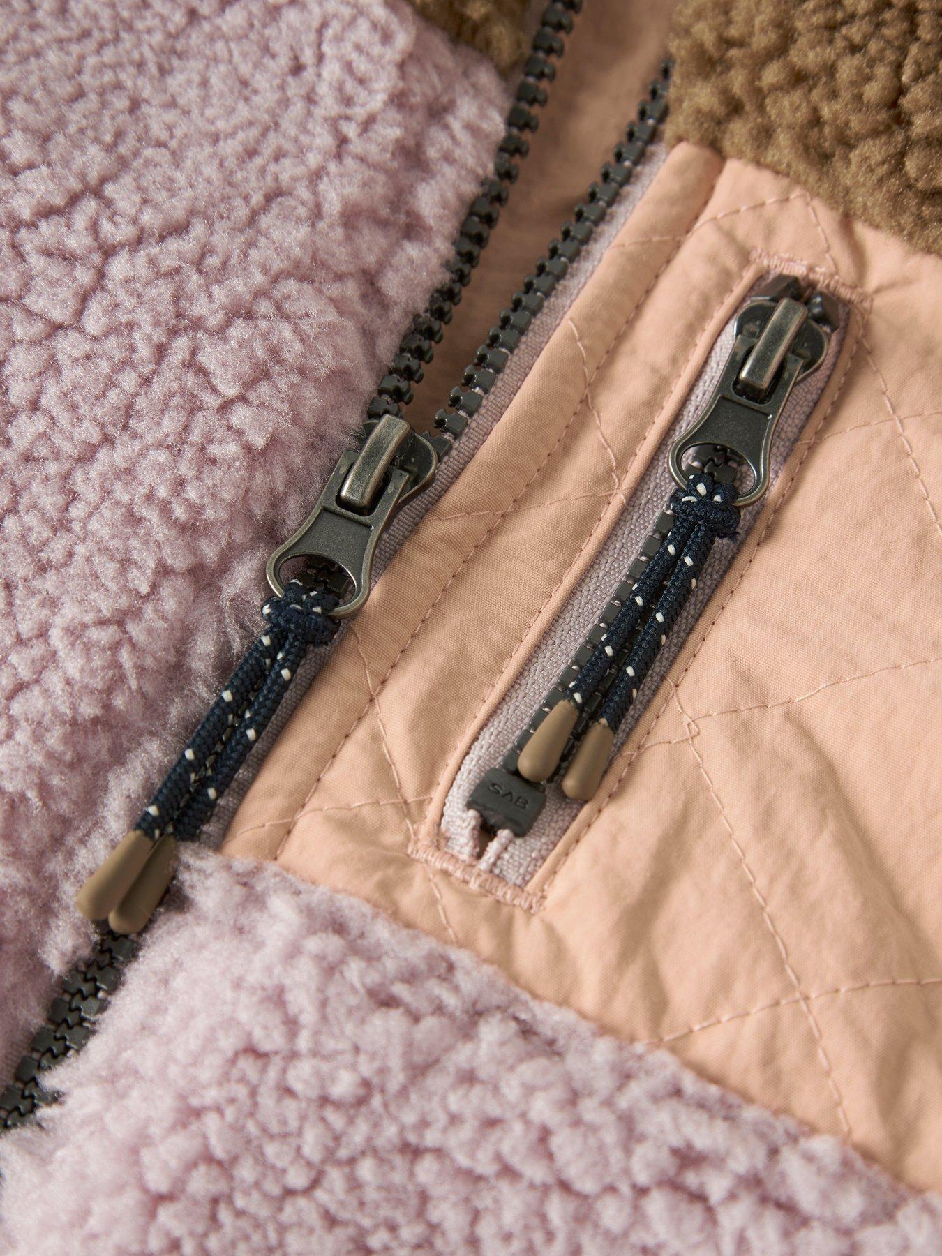 Image 3 of 3 of Name It Mini Girls Teddy Fleece Jacket - Multi