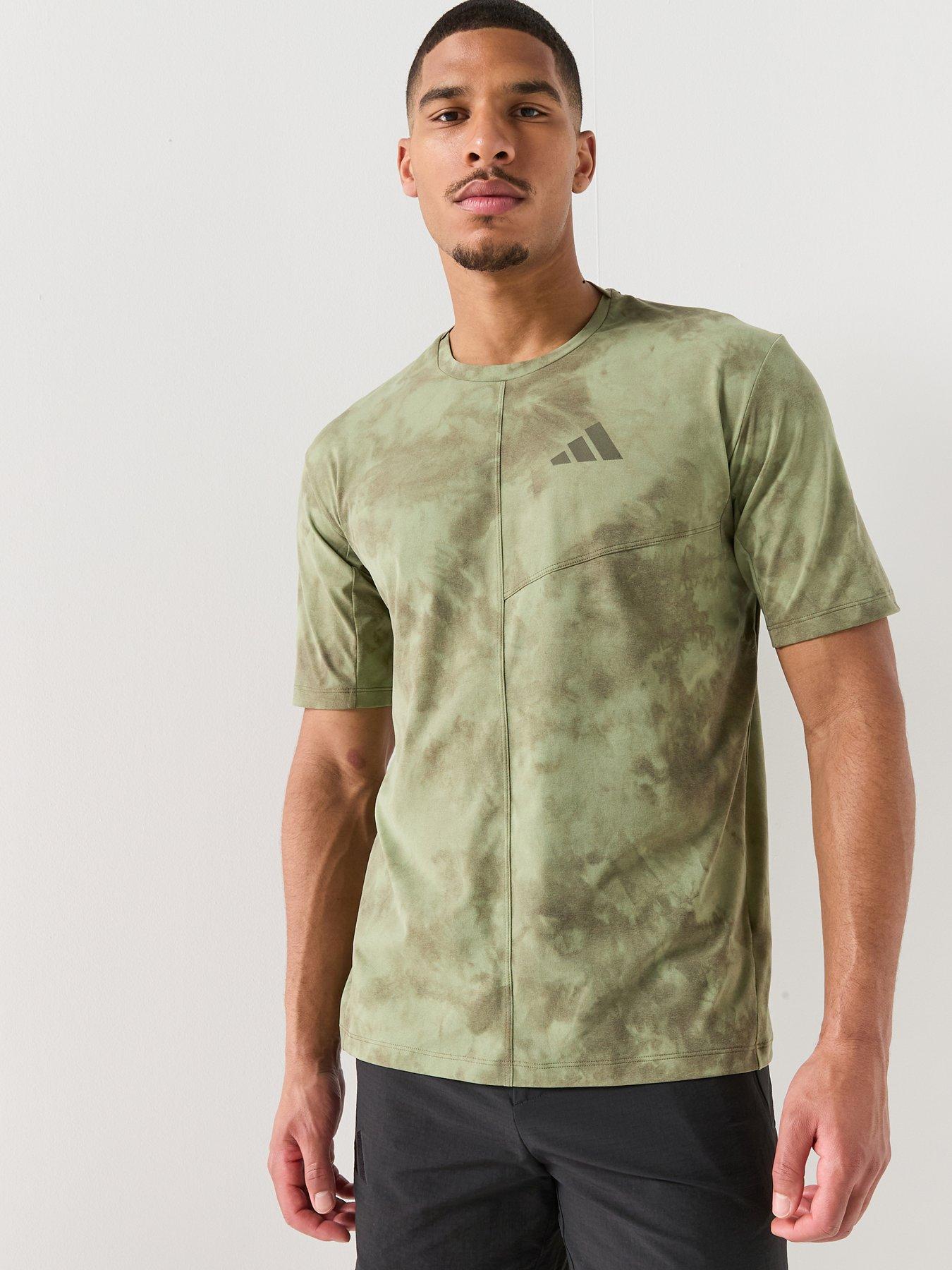 adidas Terrex Mens Mountain Printed T-shirt - Green