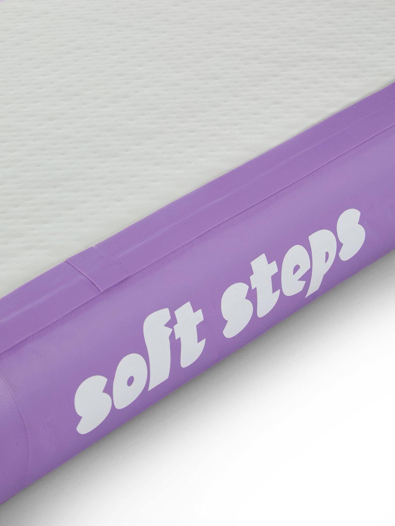 Image 3 of 7 of Soft Steps Inflatable Air Track Gymnastics Mat - Purple (2.5m)