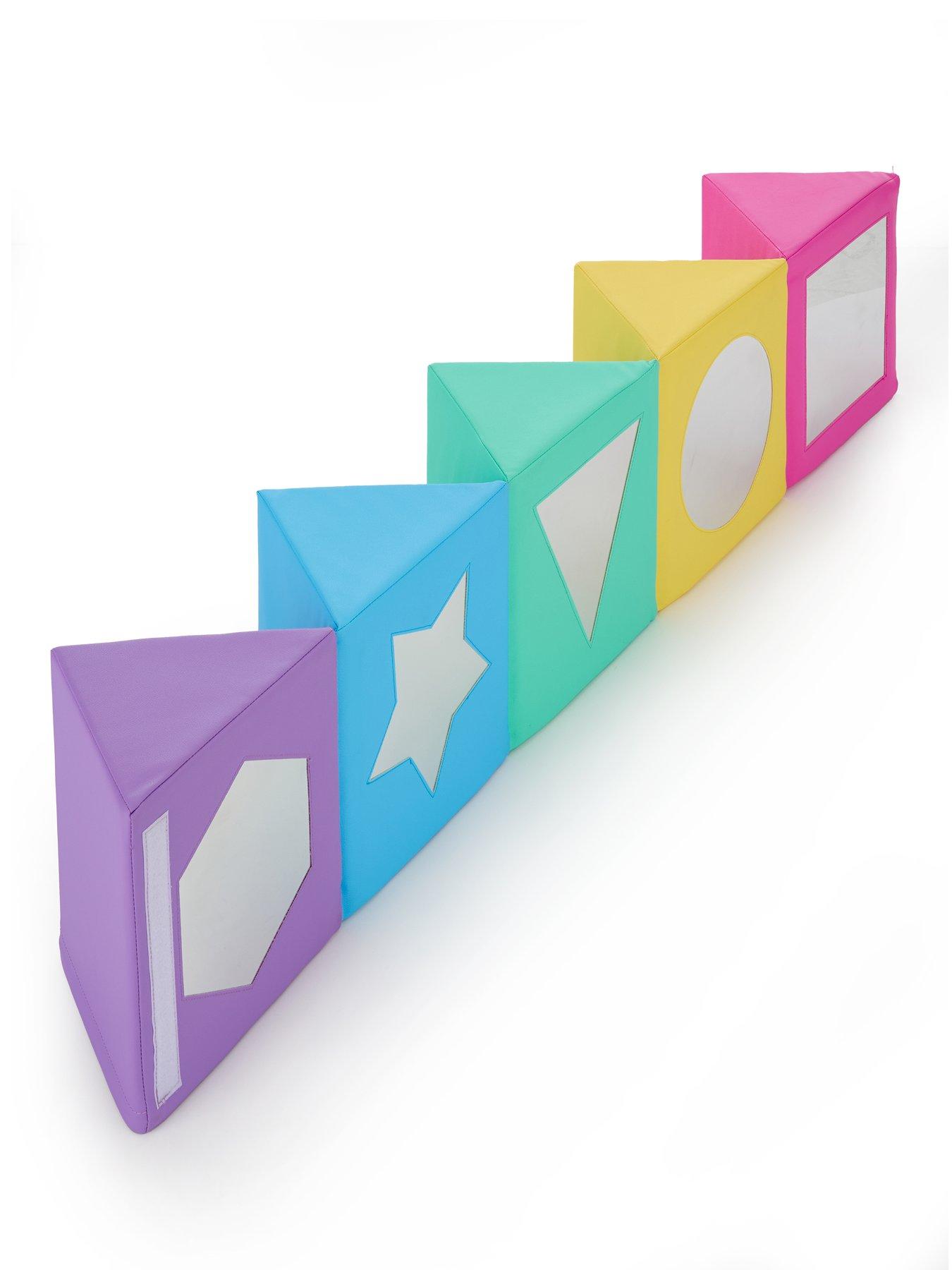 Image 7 of 7 of Soft Steps Soft Play Mirror Pentagon