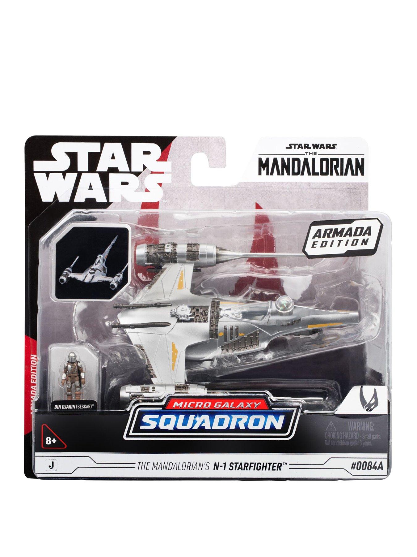 Star Wars SWJ - Medium Vehicle (5" Vehicle  &  Figure Assortment) - Mando N1 w/ Mando - Series 11 (Armada Edition)