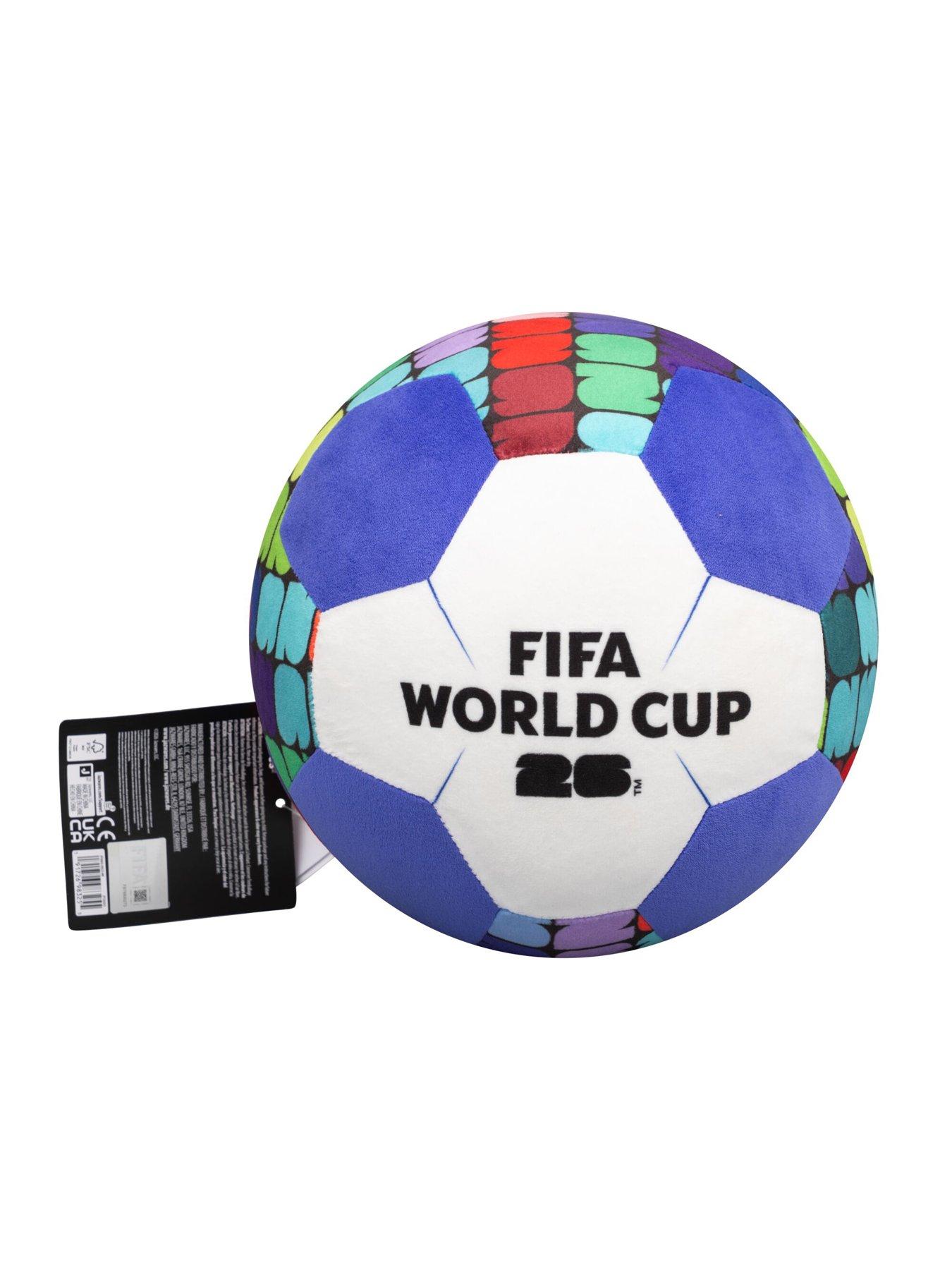 Image 4 of 5 of FIFA 9-Inch Purple Plush Football - Soft, Collectible World Cup Plush Toy - Official  Pattern - Ages 3+