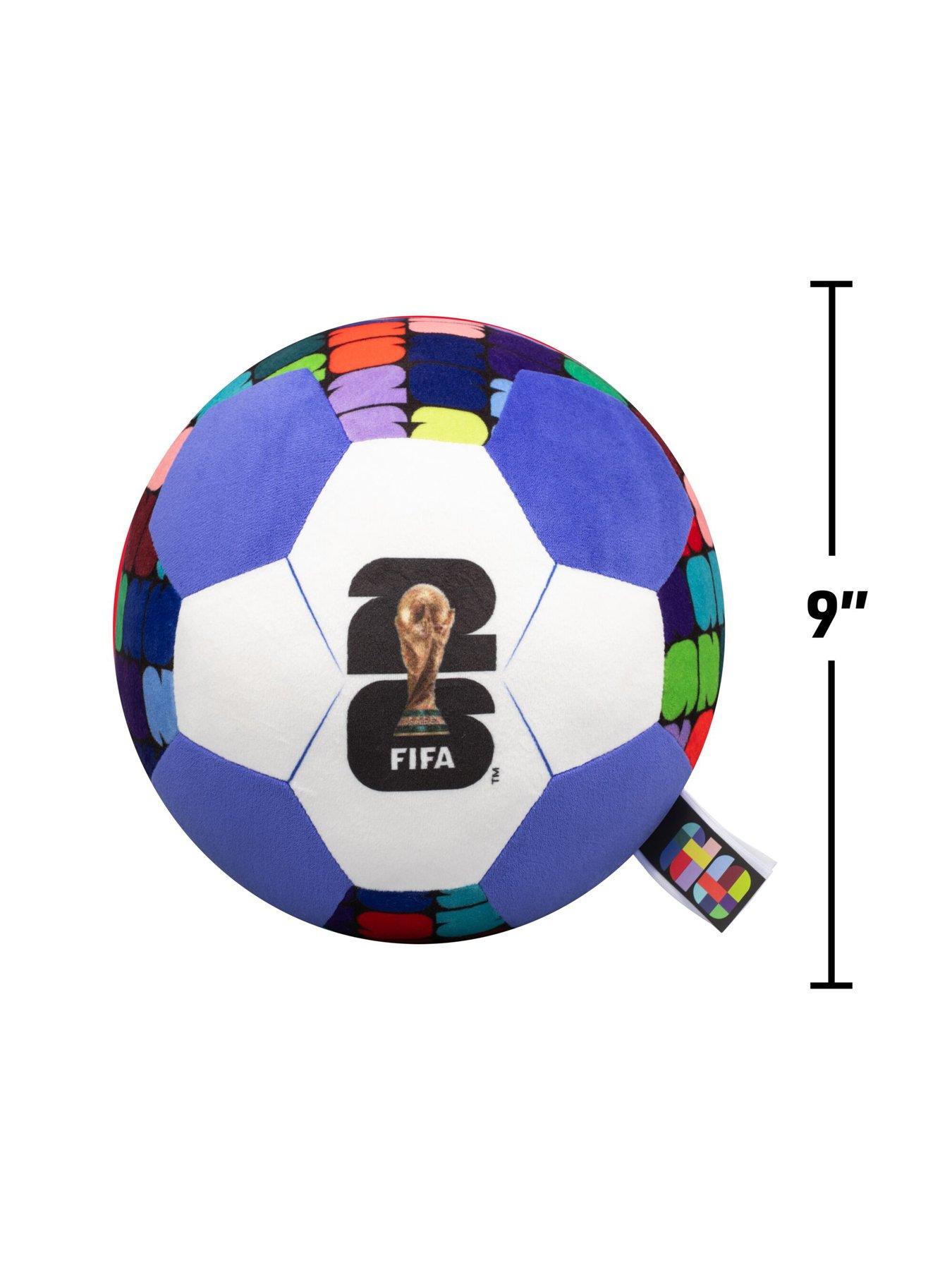 Image 5 of 5 of FIFA 9-Inch Purple Plush Football - Soft, Collectible World Cup Plush Toy - Official  Pattern - Ages 3+